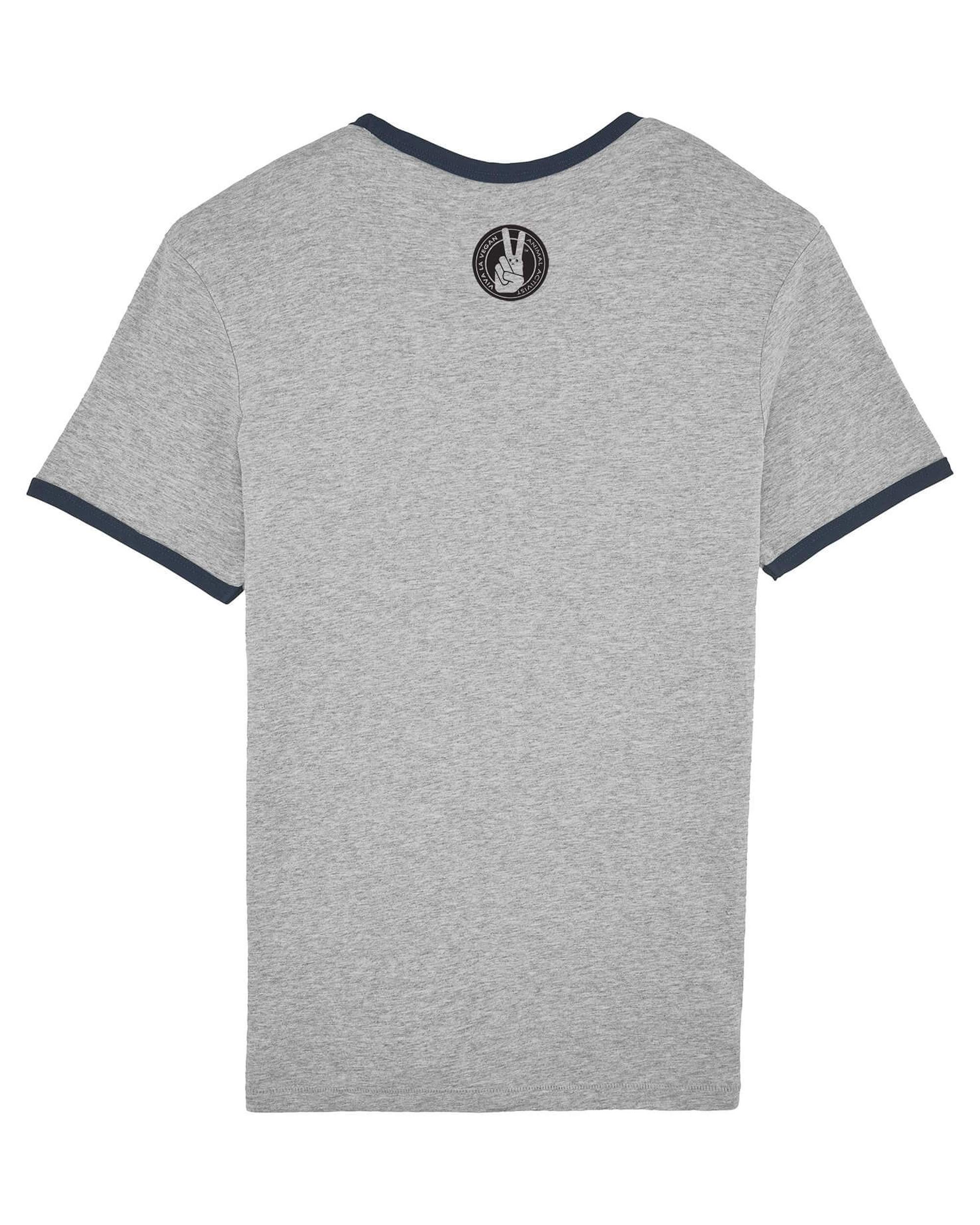 Unisex Tshirt : Animal Liberation GREY MARL