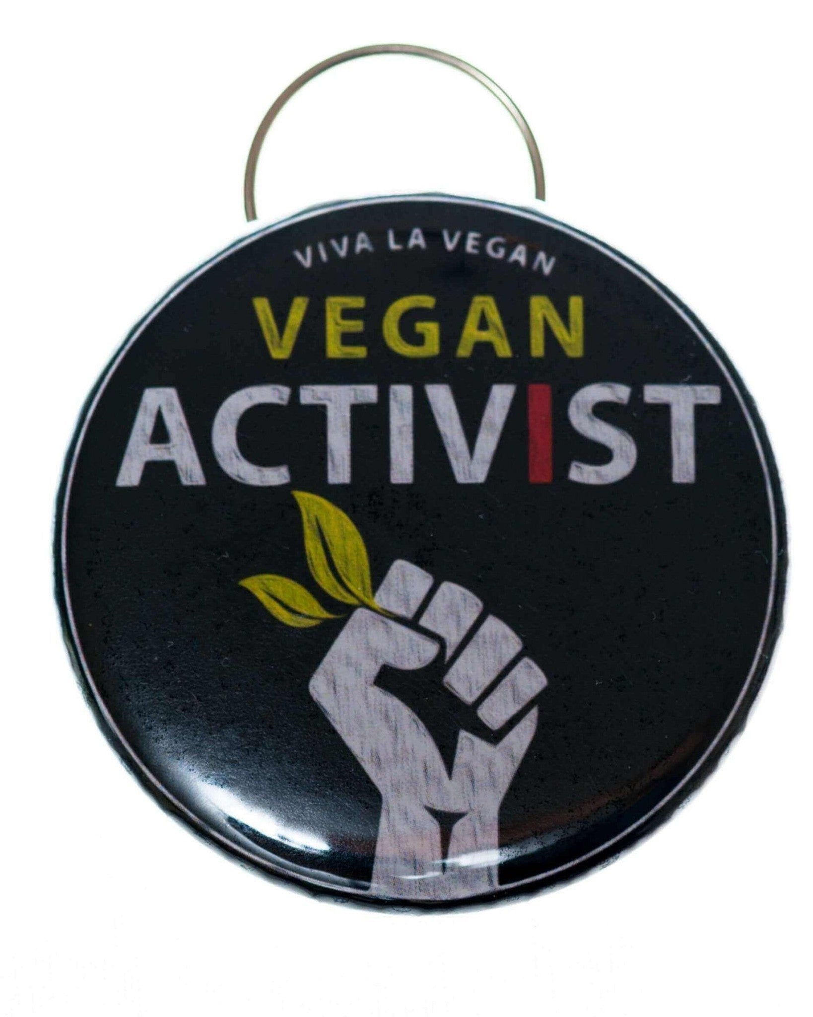 Bottle Opener Keyring : Vegan Activist