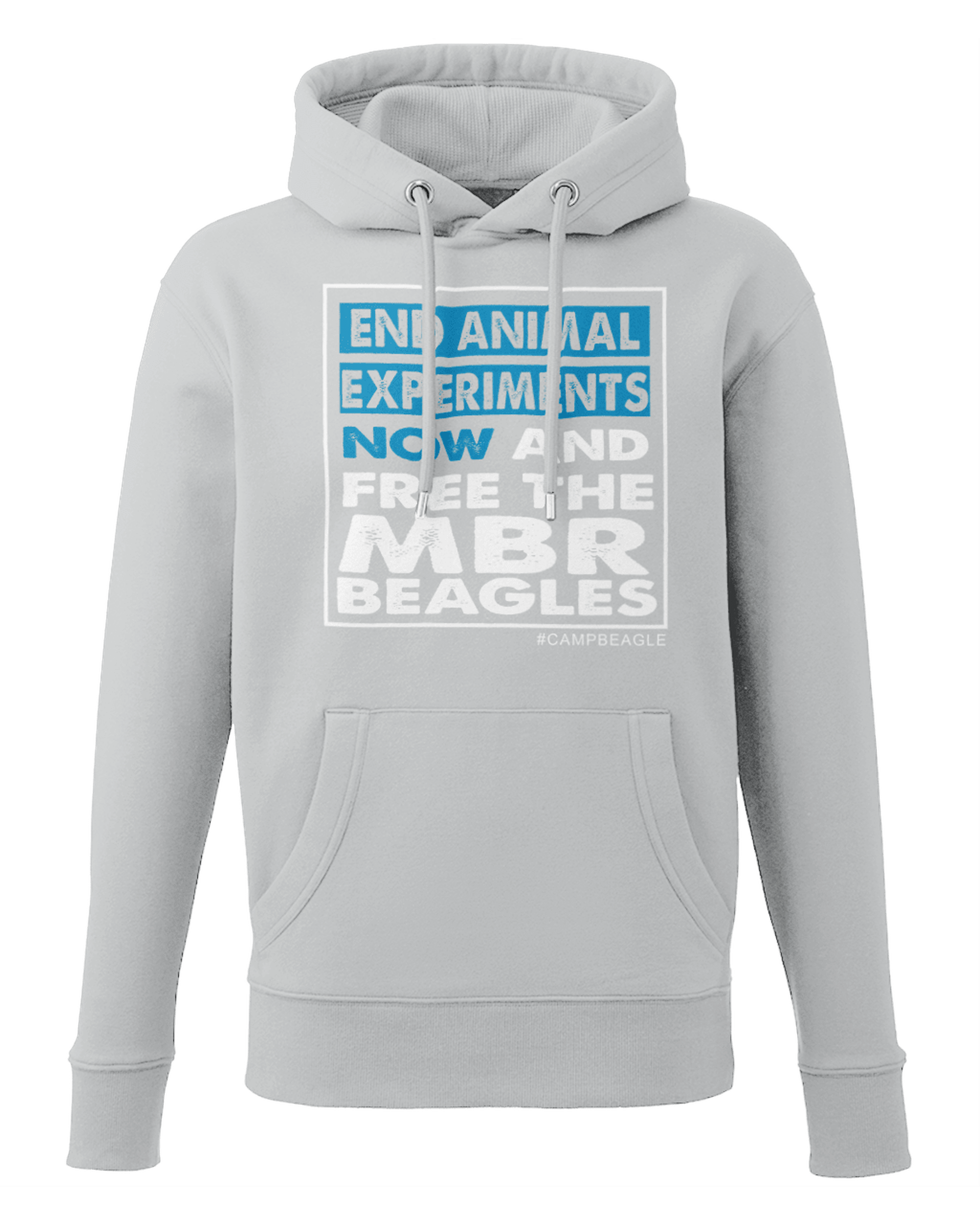 Camp Beagle Premium Unisex Hoodie - End Experiments (Turq)