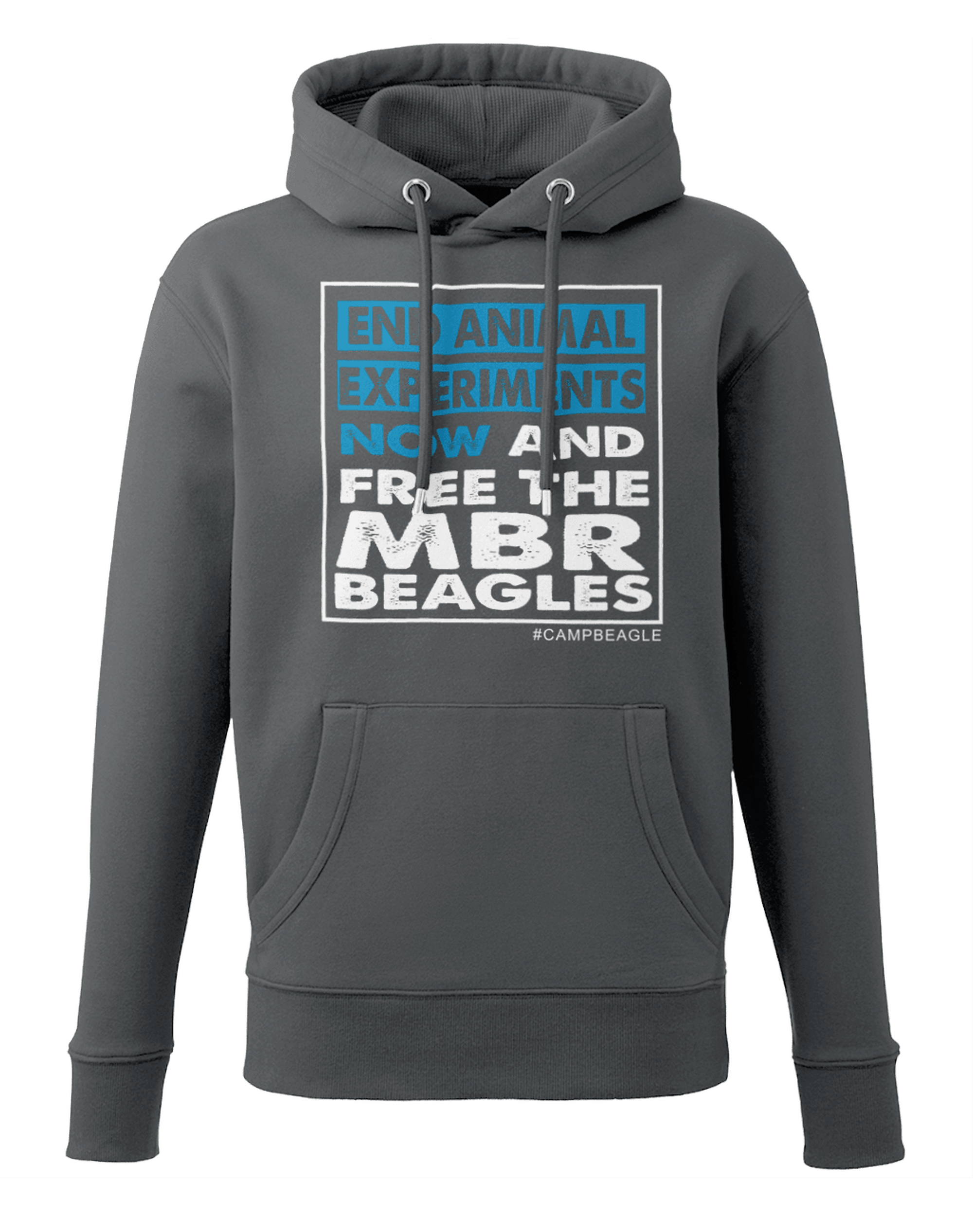 Camp Beagle Premium Unisex Hoodie - End Experiments (Turq)