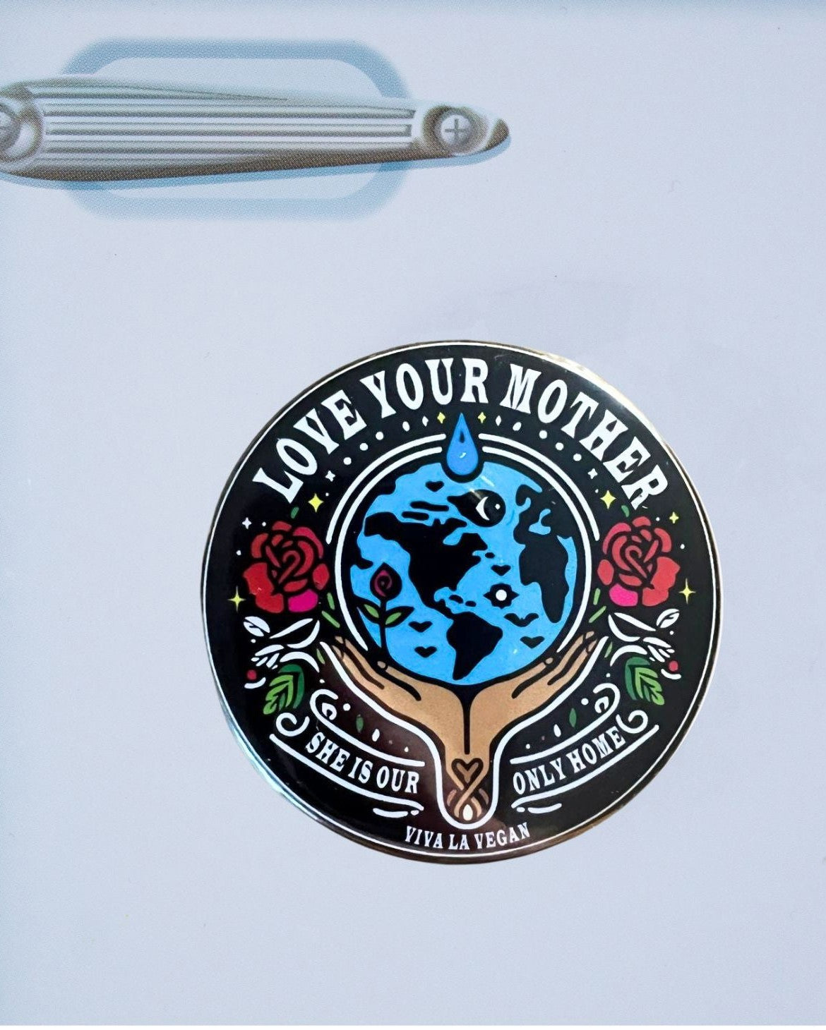 Fridge Magnet: Love Your Mother - Tattoo Inspired