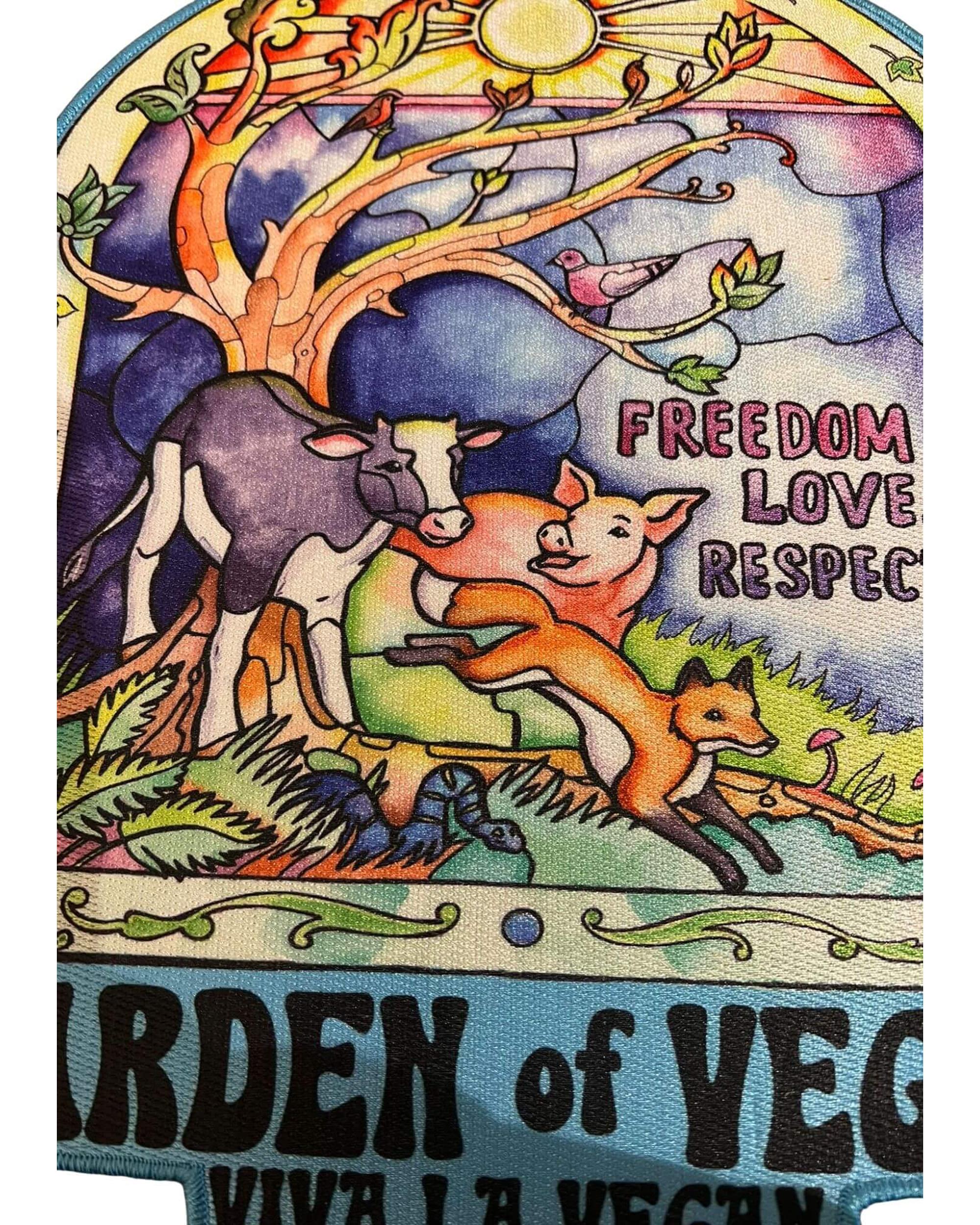 GARDEN of VEGAN Printed Patch XL