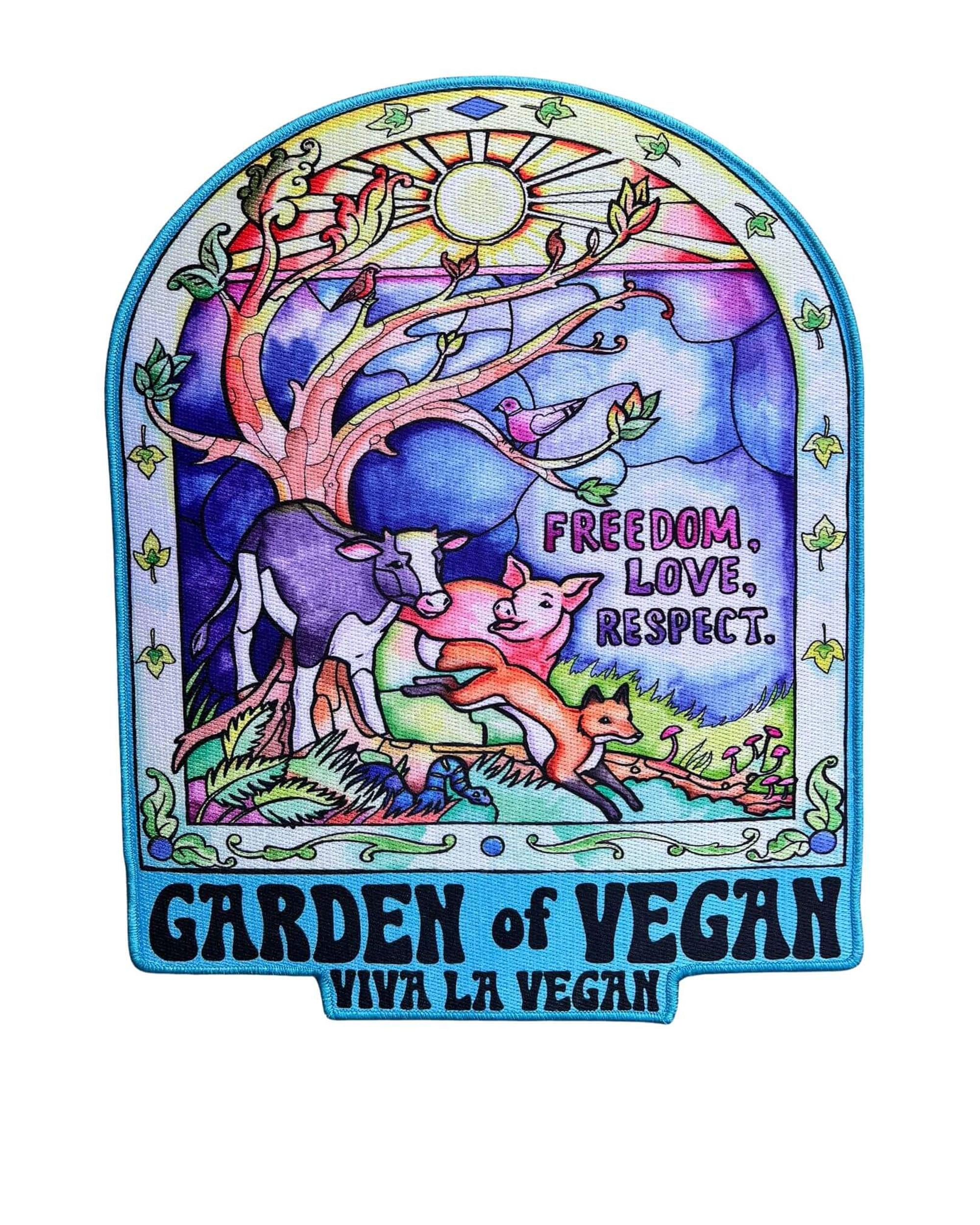 GARDEN of VEGAN Printed Patch XL
