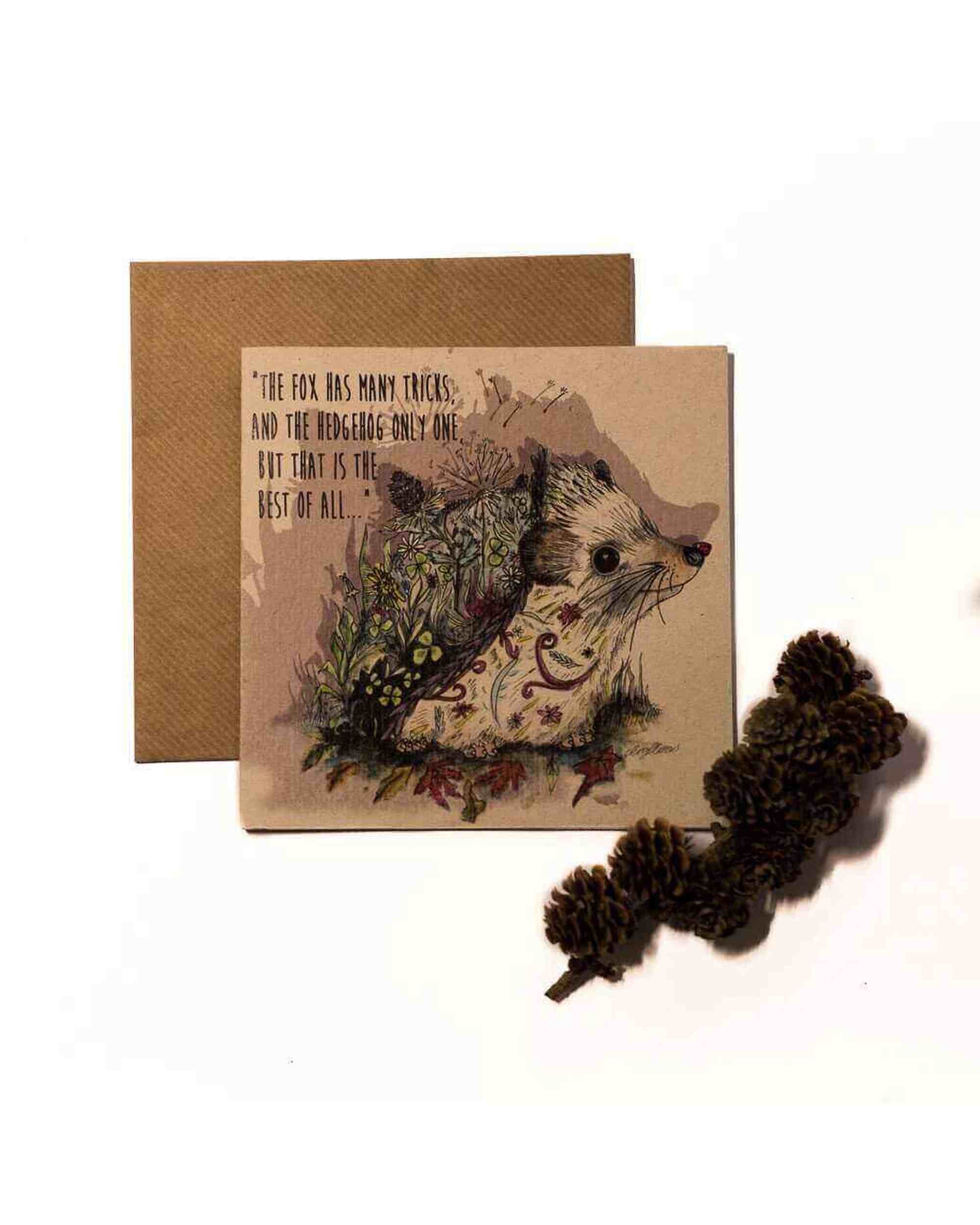 Greetings Card: Bramble