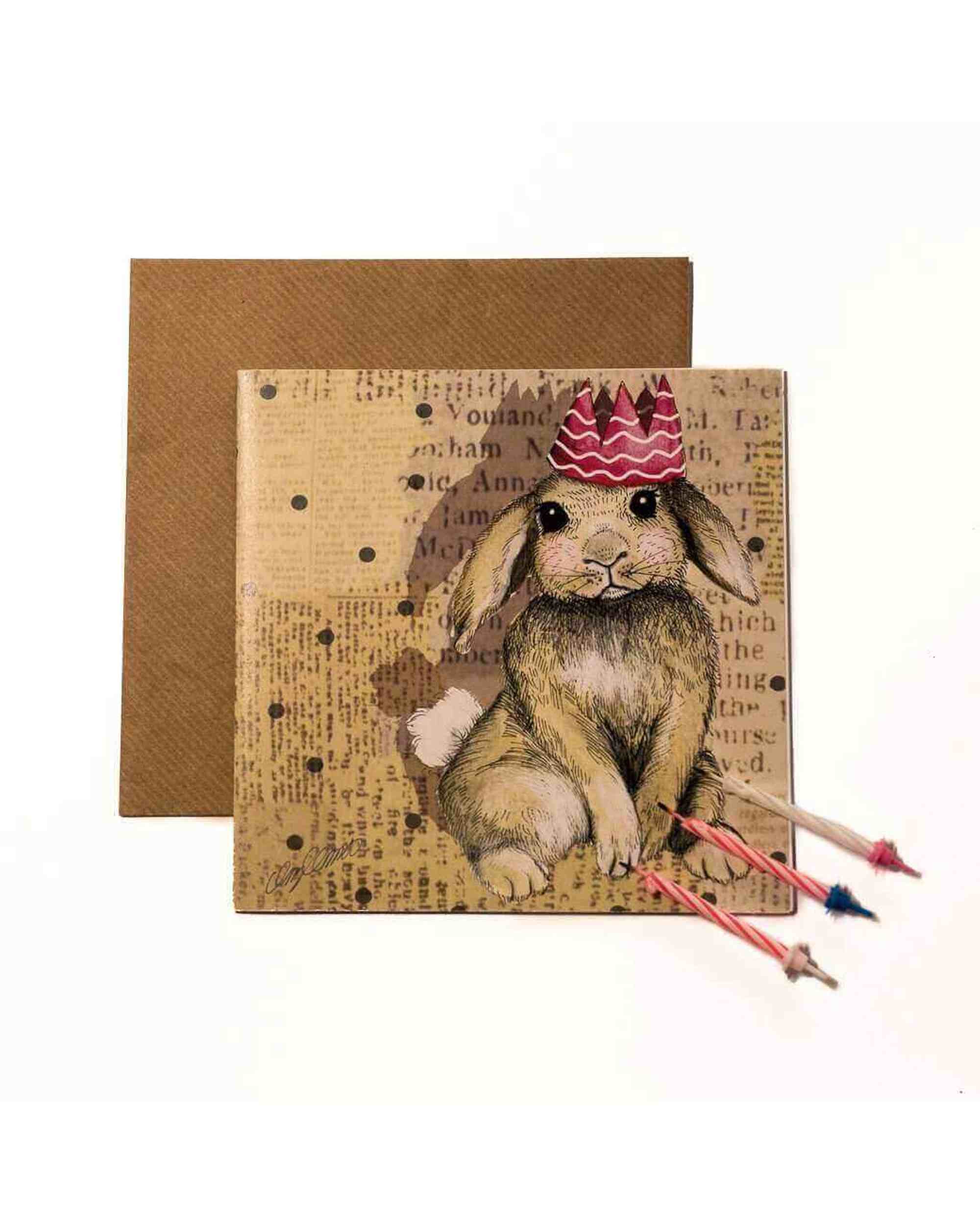 Greetings Card: Hoppy Birthday!