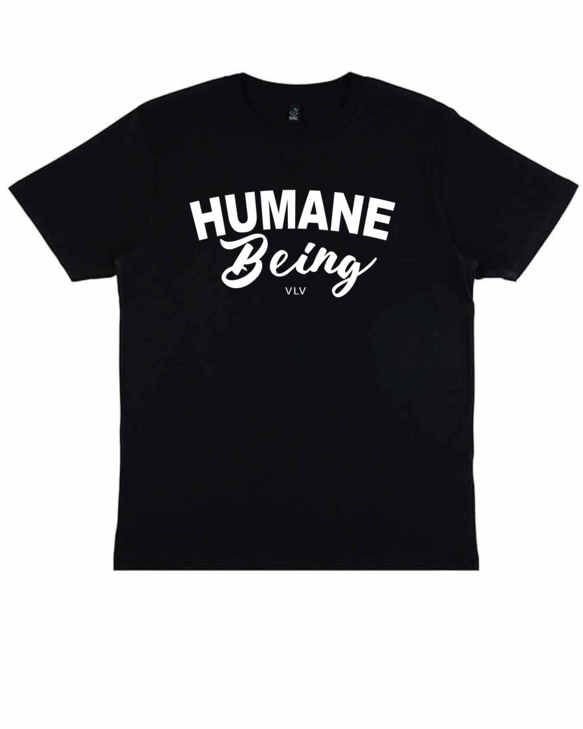 humane being organic tshirt in colour wayblack (gender-women)