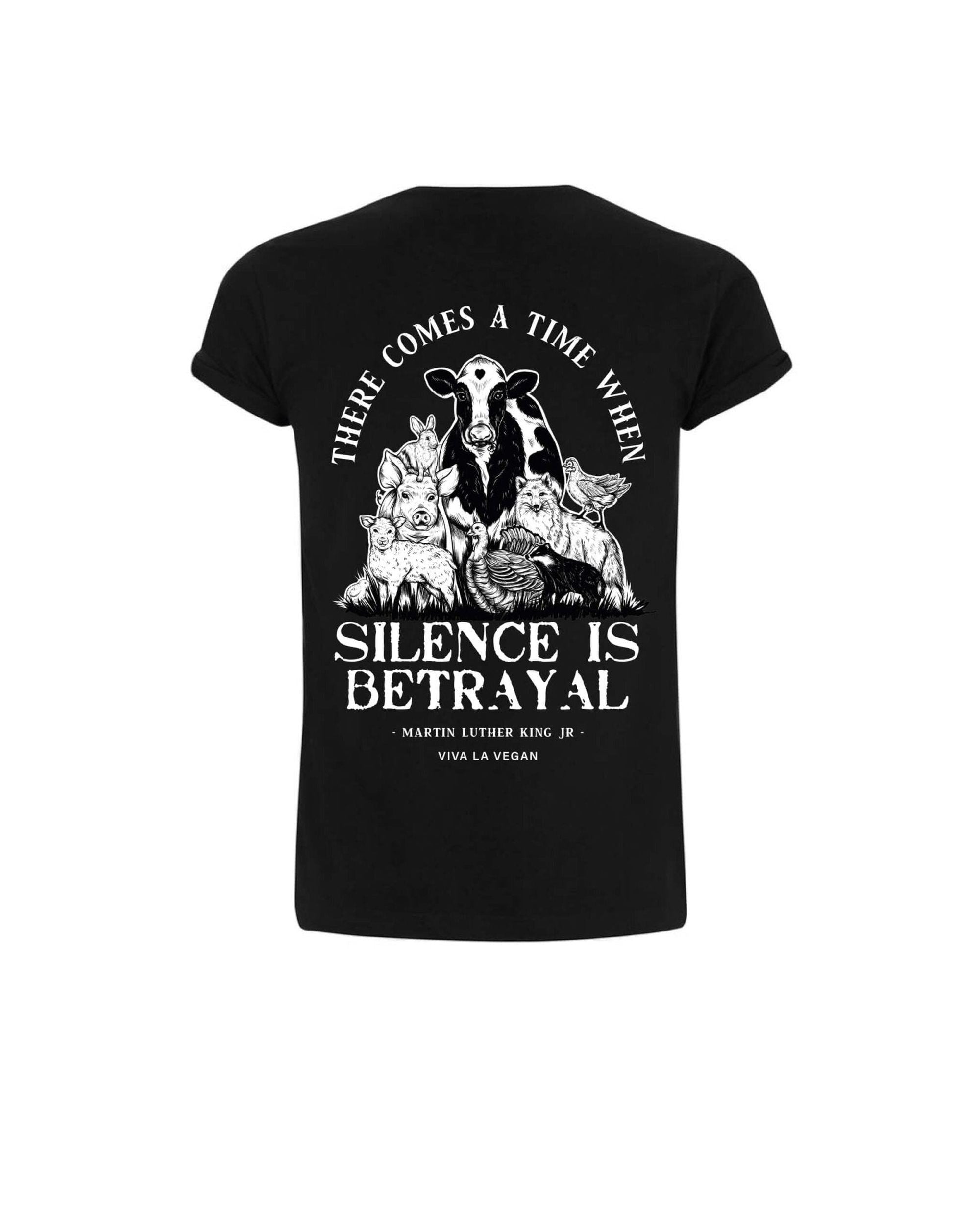 "Silence Equals Violence" Organic Vegan T-Shirt (Unisex)