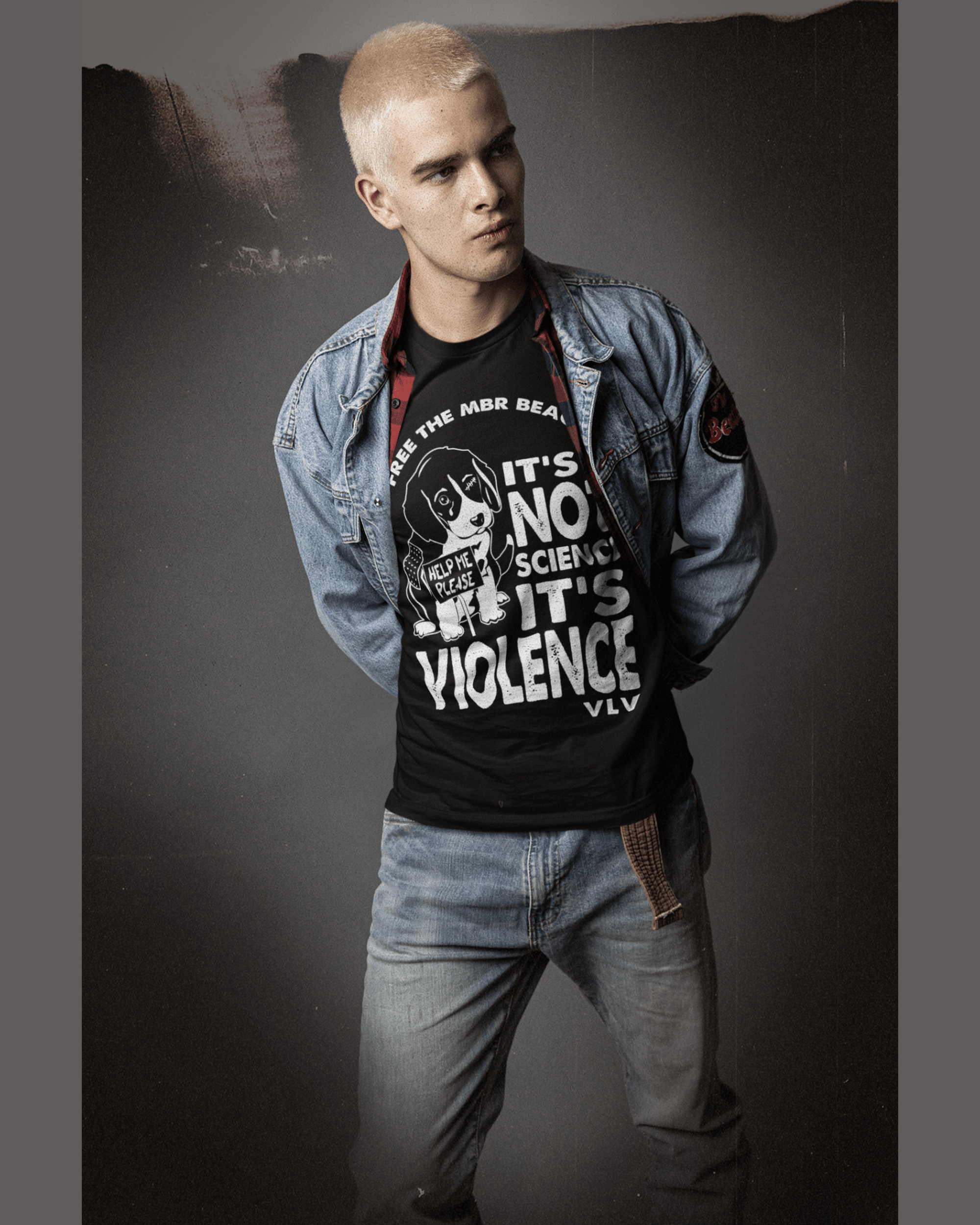 Free the MBR Beagles Unisex Tshirt Black