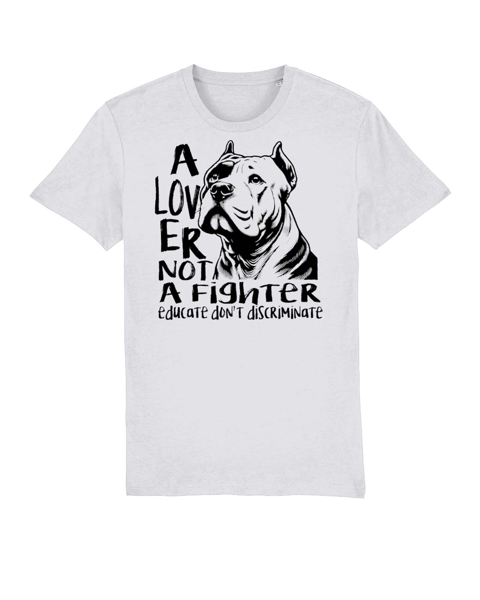 Unisex Tshirt: Lover Not A fights Head