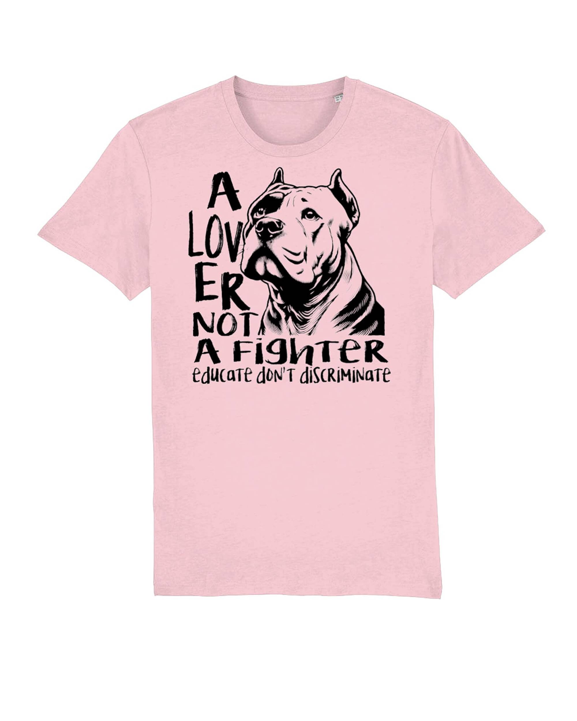 Unisex Tshirt: Lover Not A fights Head