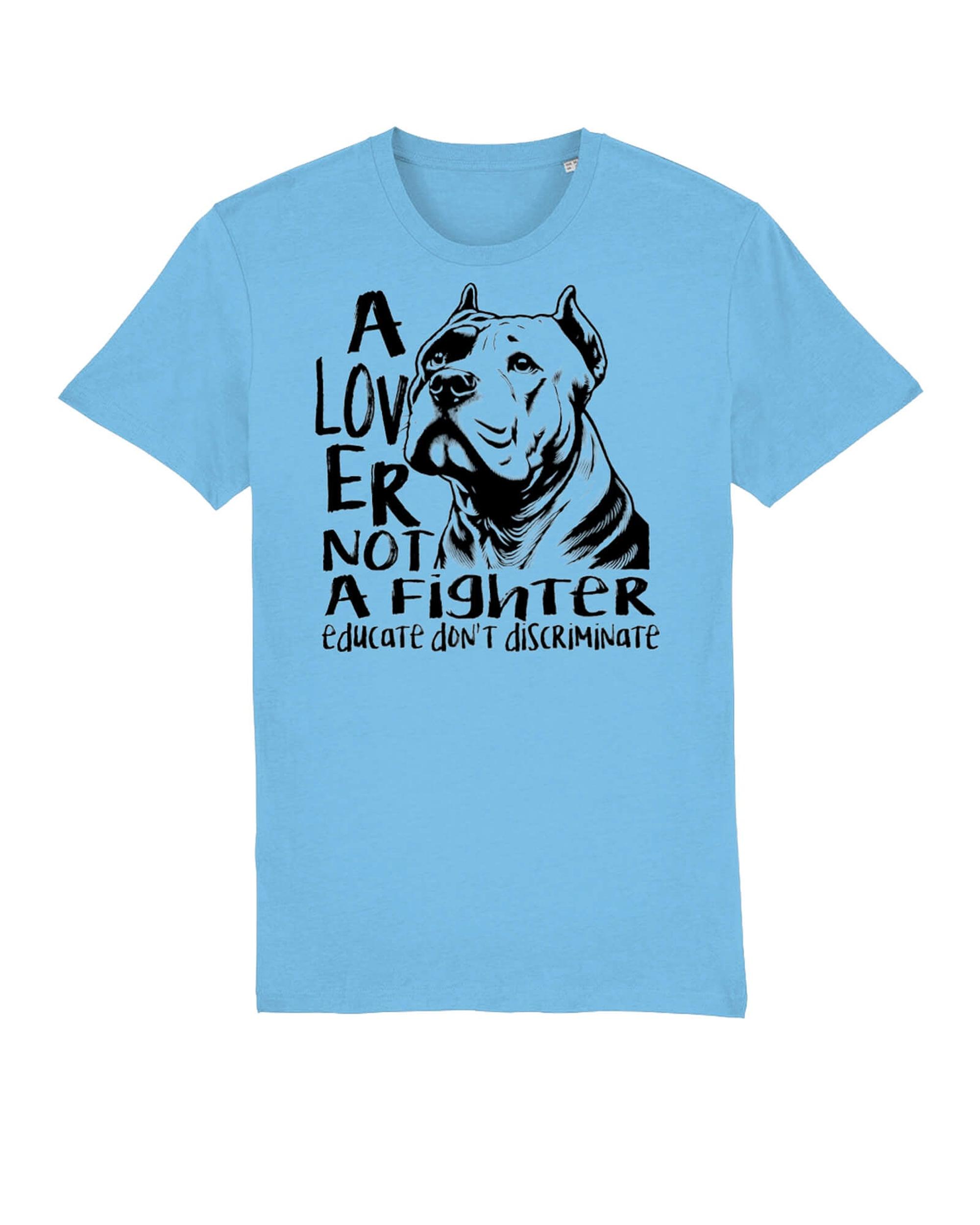 Unisex Tshirt: Lover Not A fights Head