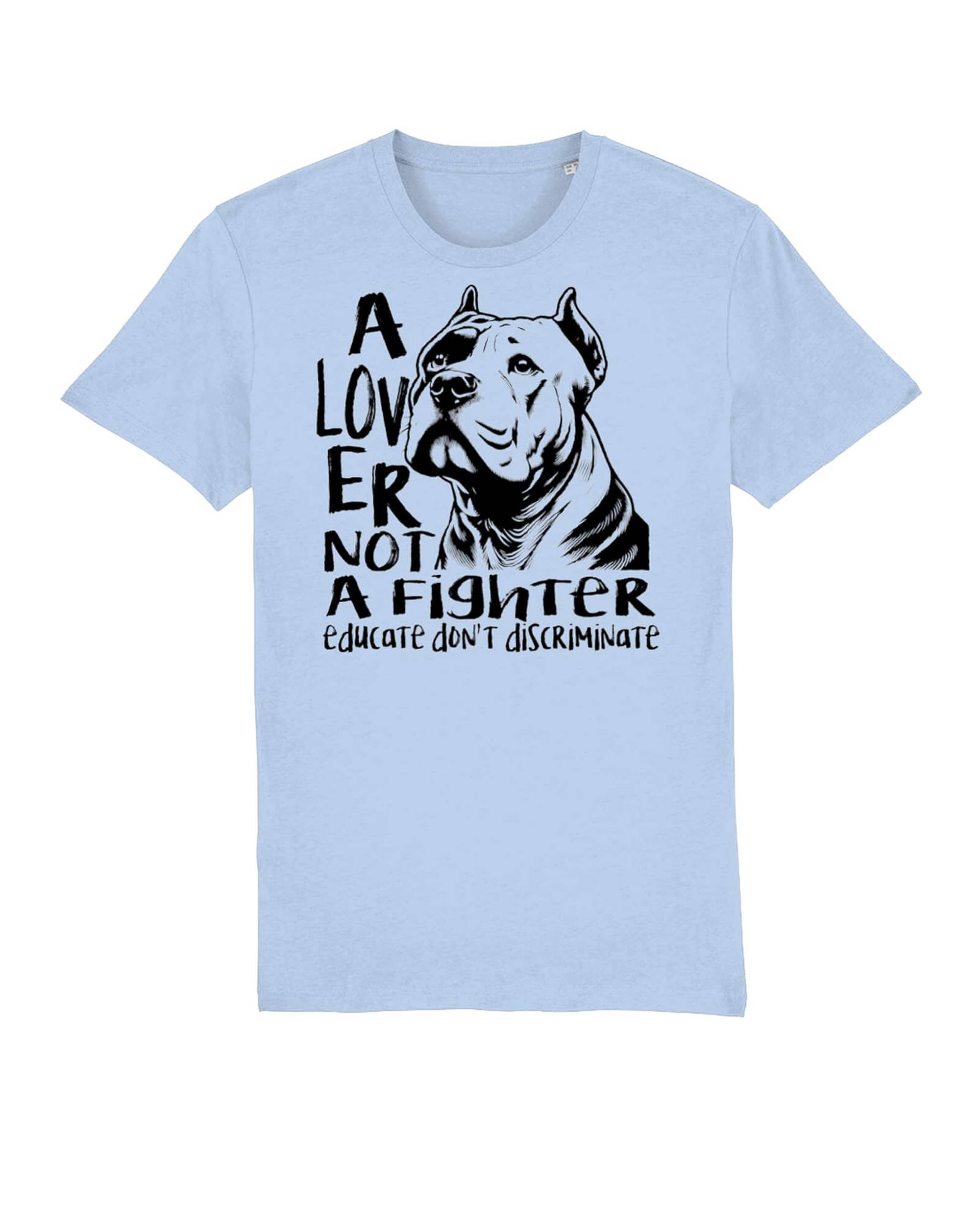 Unisex Tshirt: Lover Not A fights Head