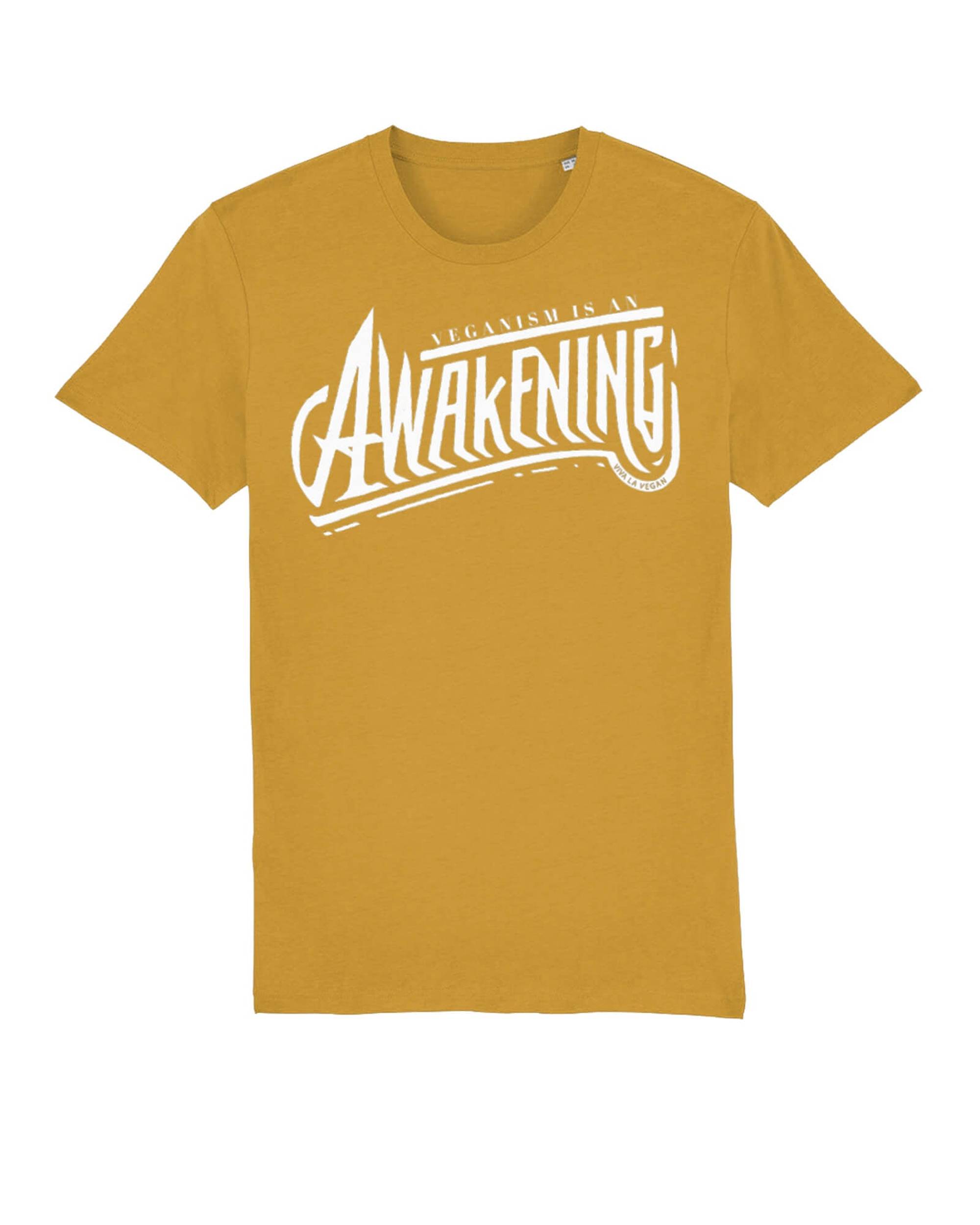 Unisex Tshirt : Veganism is an Awakening (10 fresh colours)