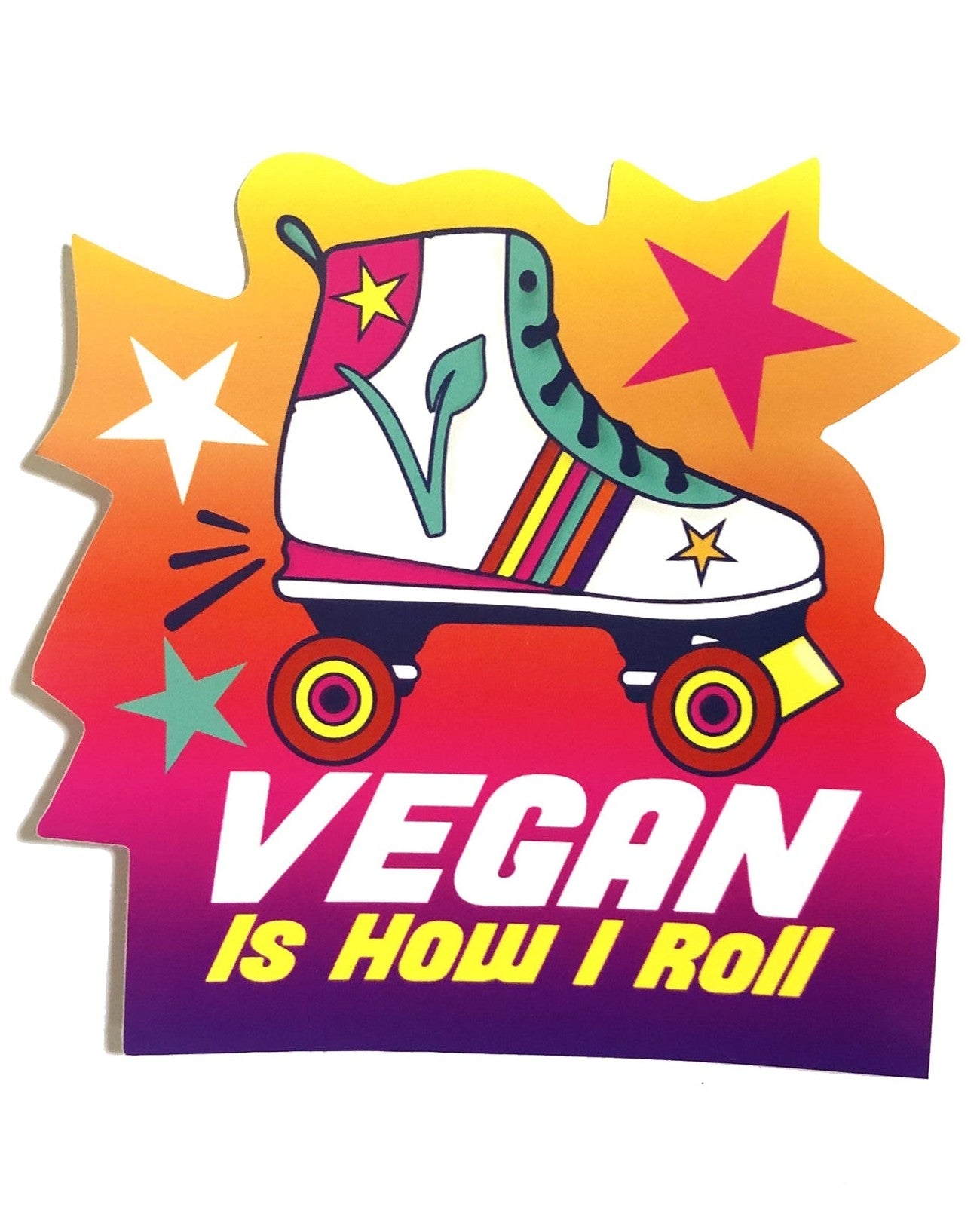 This is How I roll - Vegan Vinyl sticker by Viva La Vegan