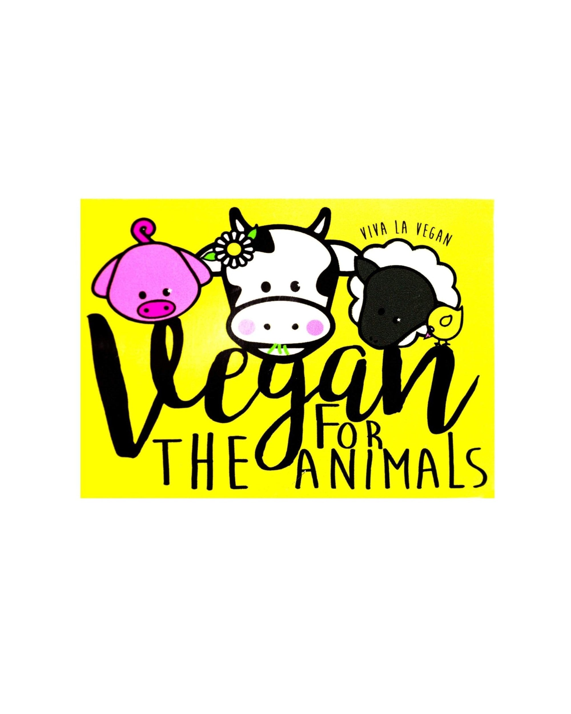 Window Cling - For The Animals 10 x 7 cm