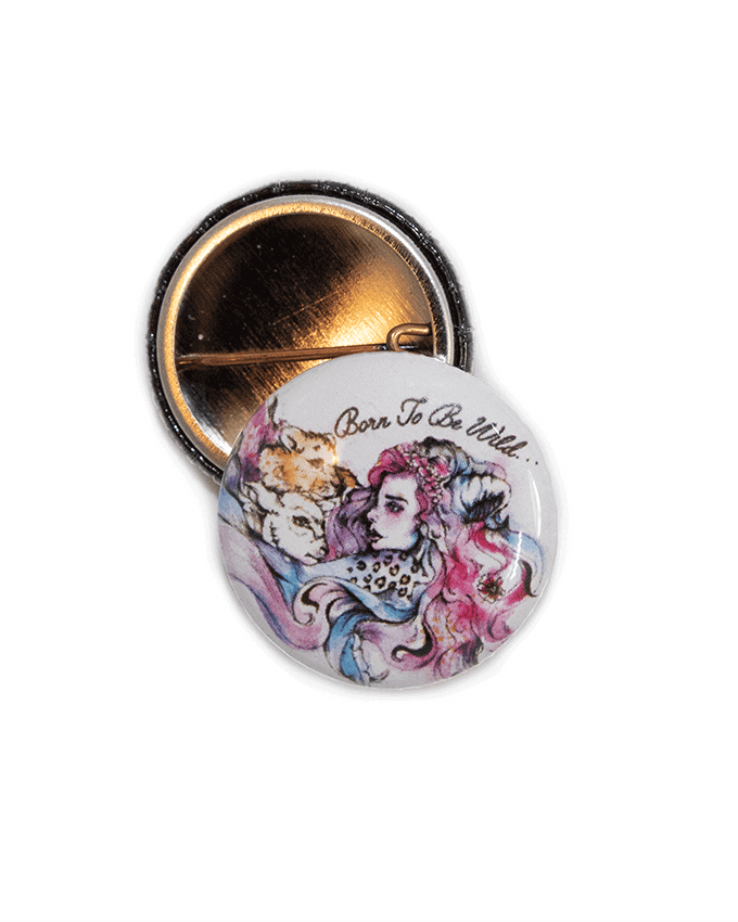 25 mm Statement Badge: Born To Be Wild