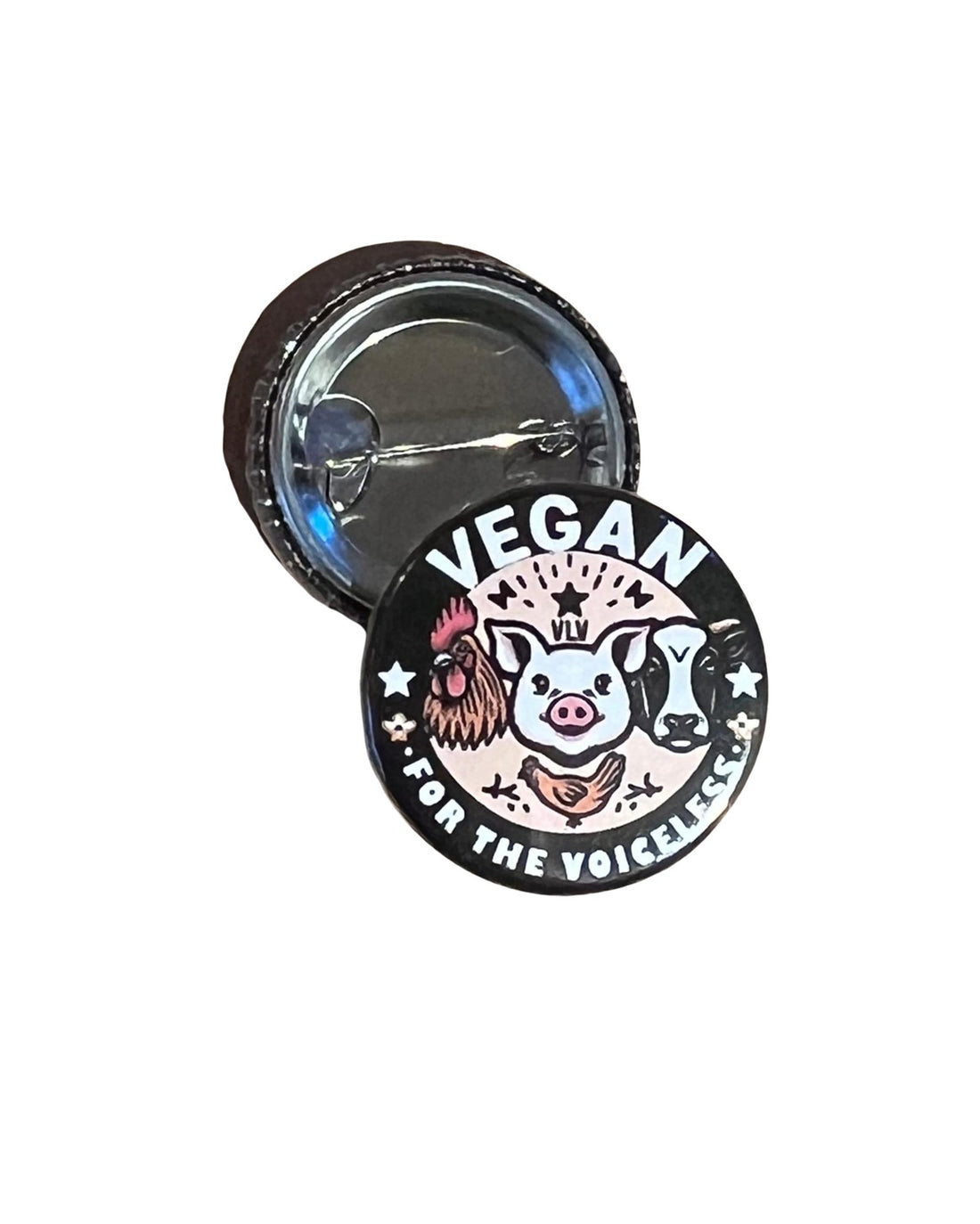 25 mm Statement Badge: Vegan For The Animals
