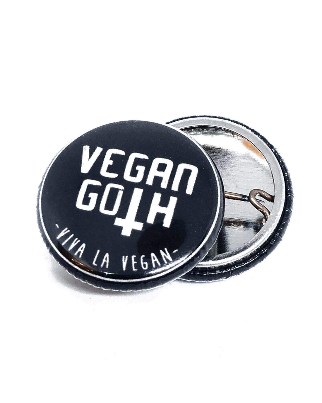 25 mm Statement Badge: Vegan Goth