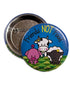 58 mm Statement Badge: VLV Friends NOT Food