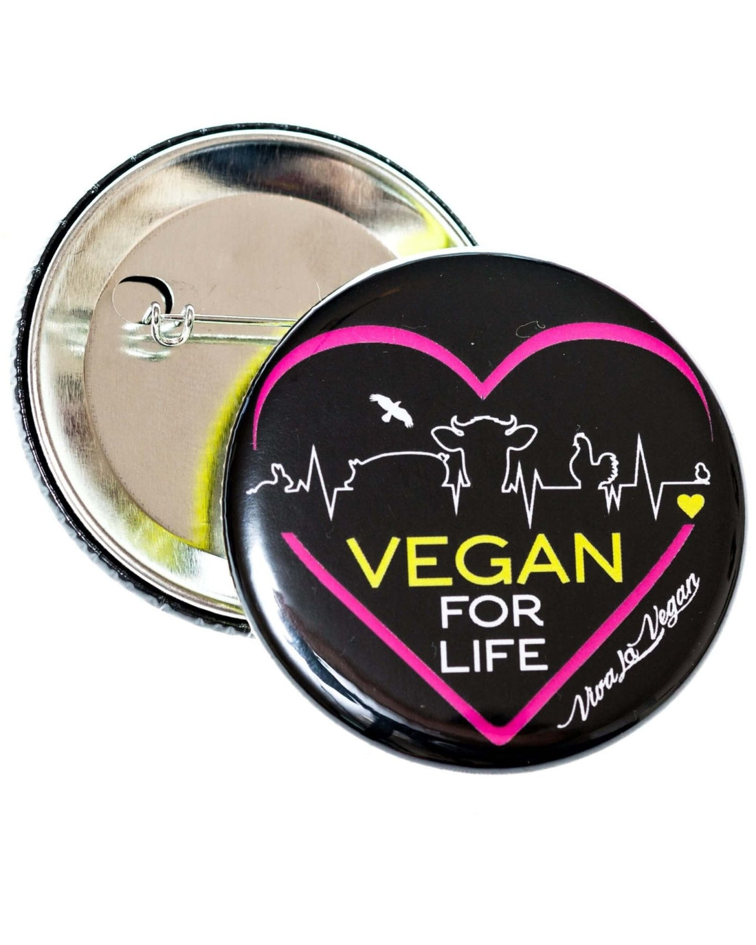 58mm Badge: Vegan For Life