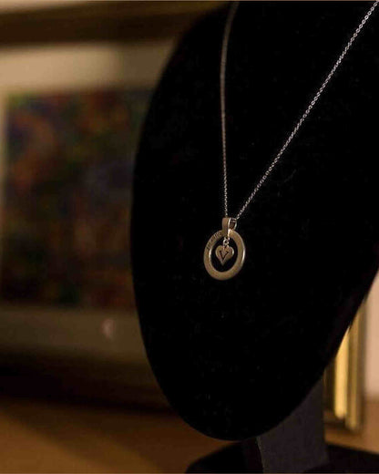 A Solid Silver Statement Necklace