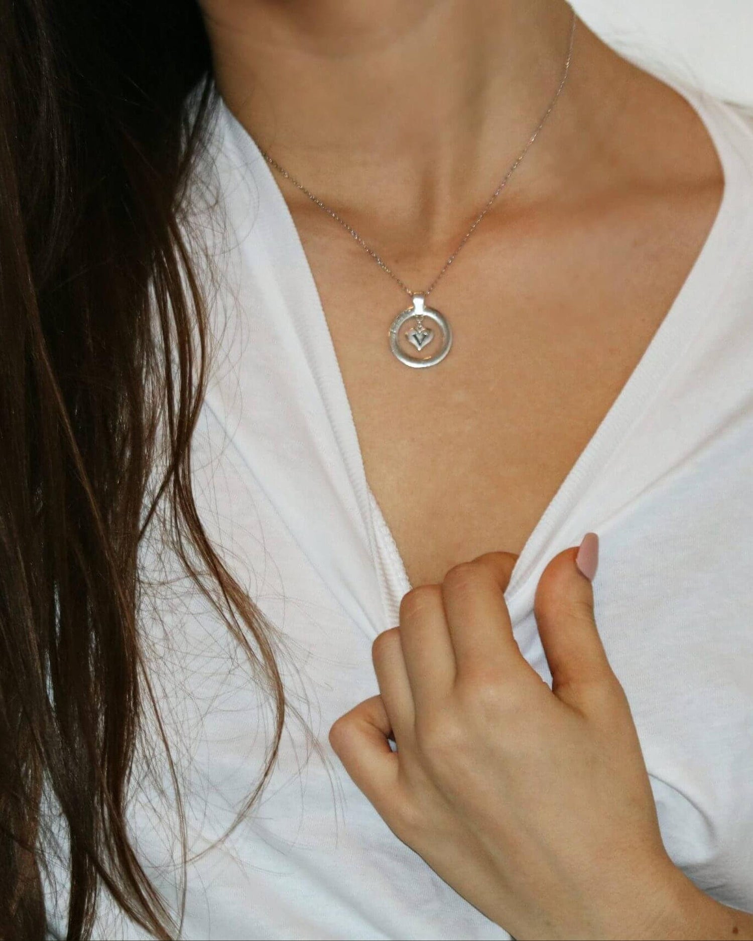 A Solid Silver Statement Necklace