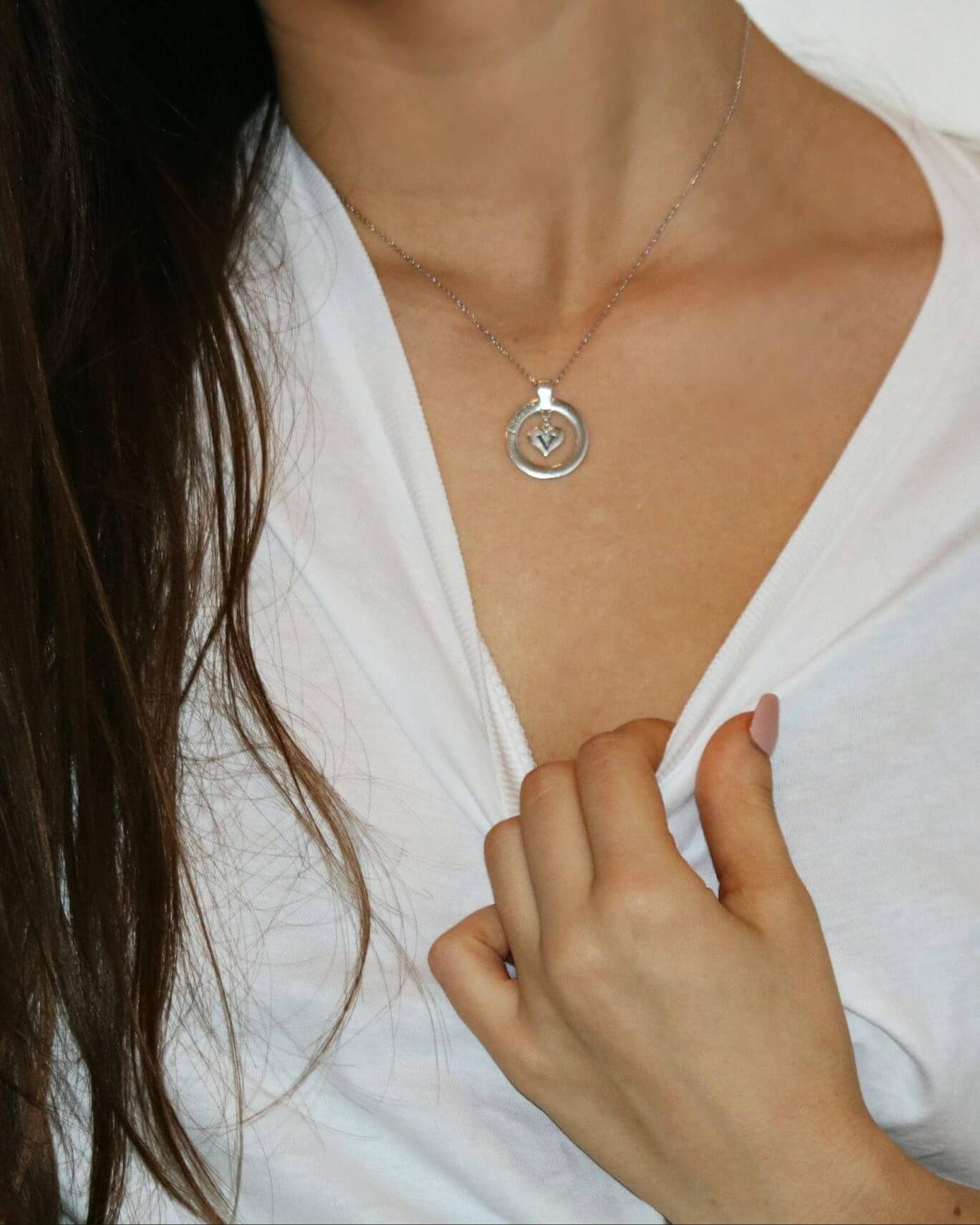 A Solid Silver Statement Necklace