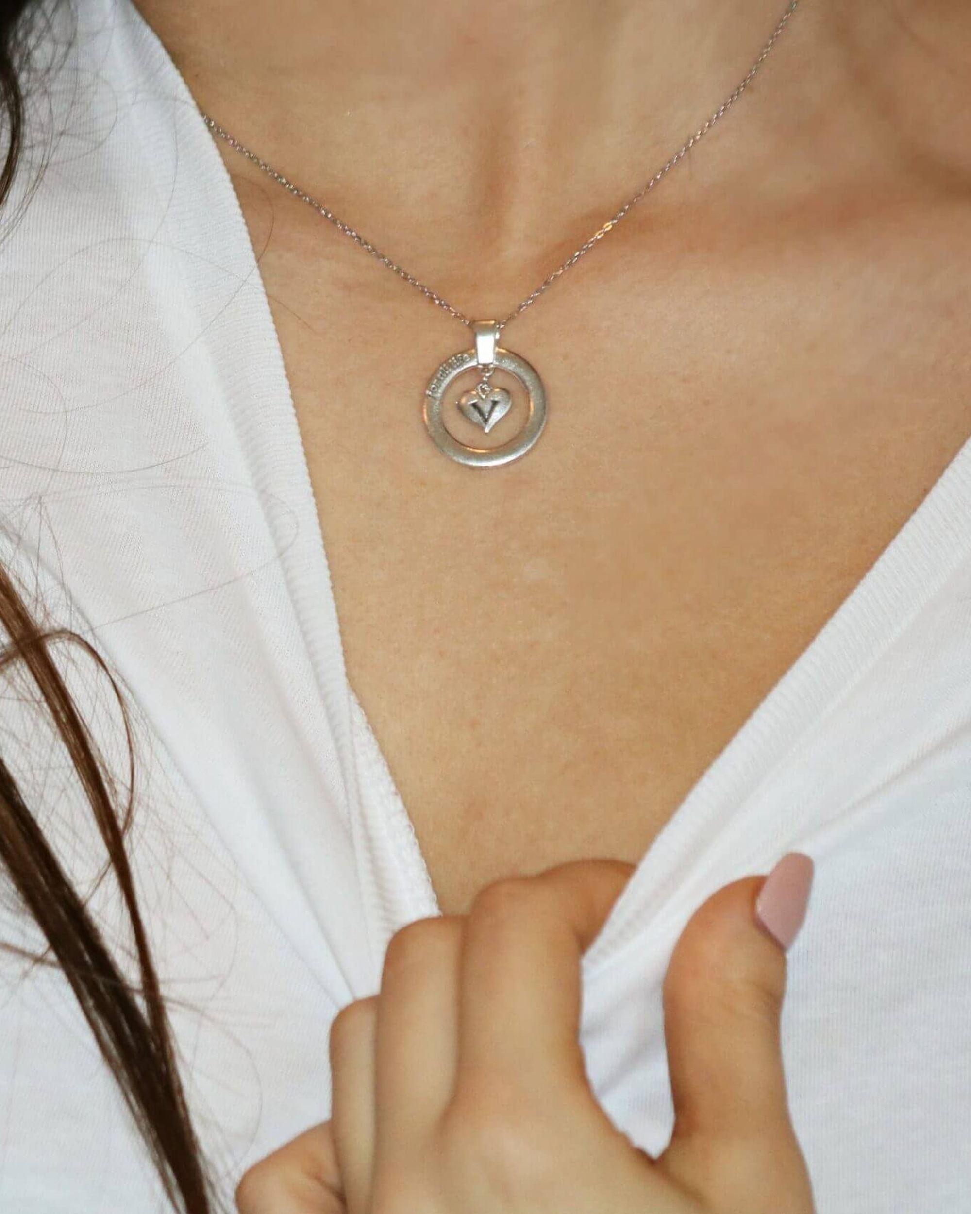 A Solid Silver Statement Necklace