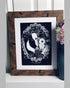 We are family not food A4 Art print by eco-ethical brand Viva La Vegan