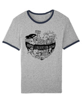 Unisex Tshirt : Animal Liberation GREY MARL