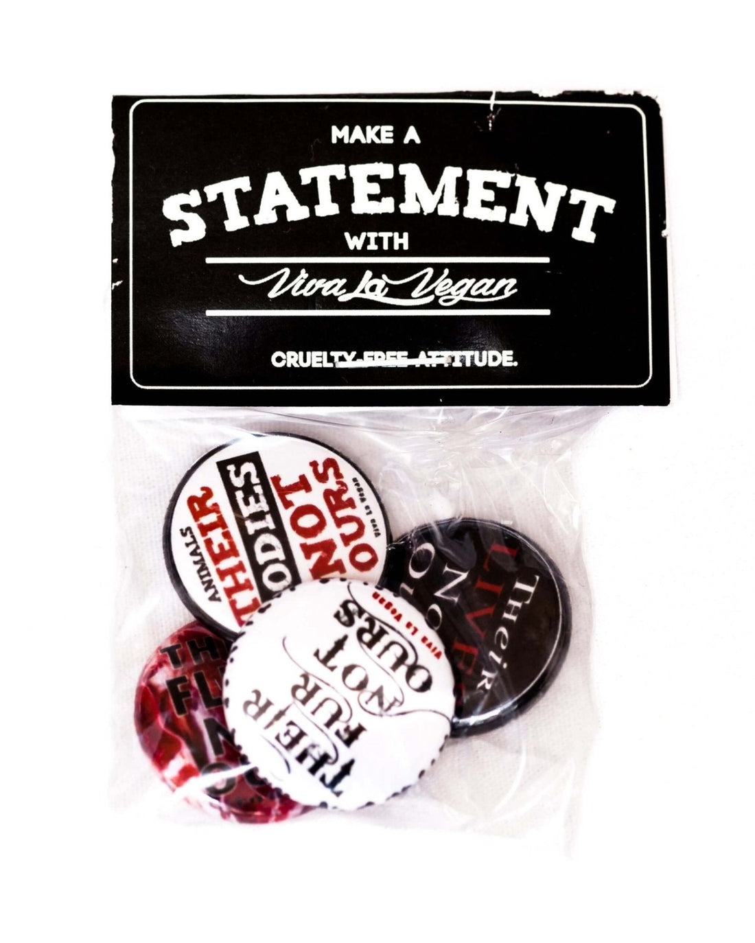 Badge Pack  x 4: Activist Chant