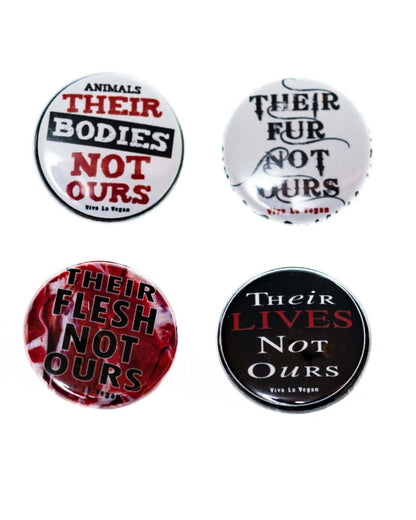 Badge Pack  x 4: Activist Chant