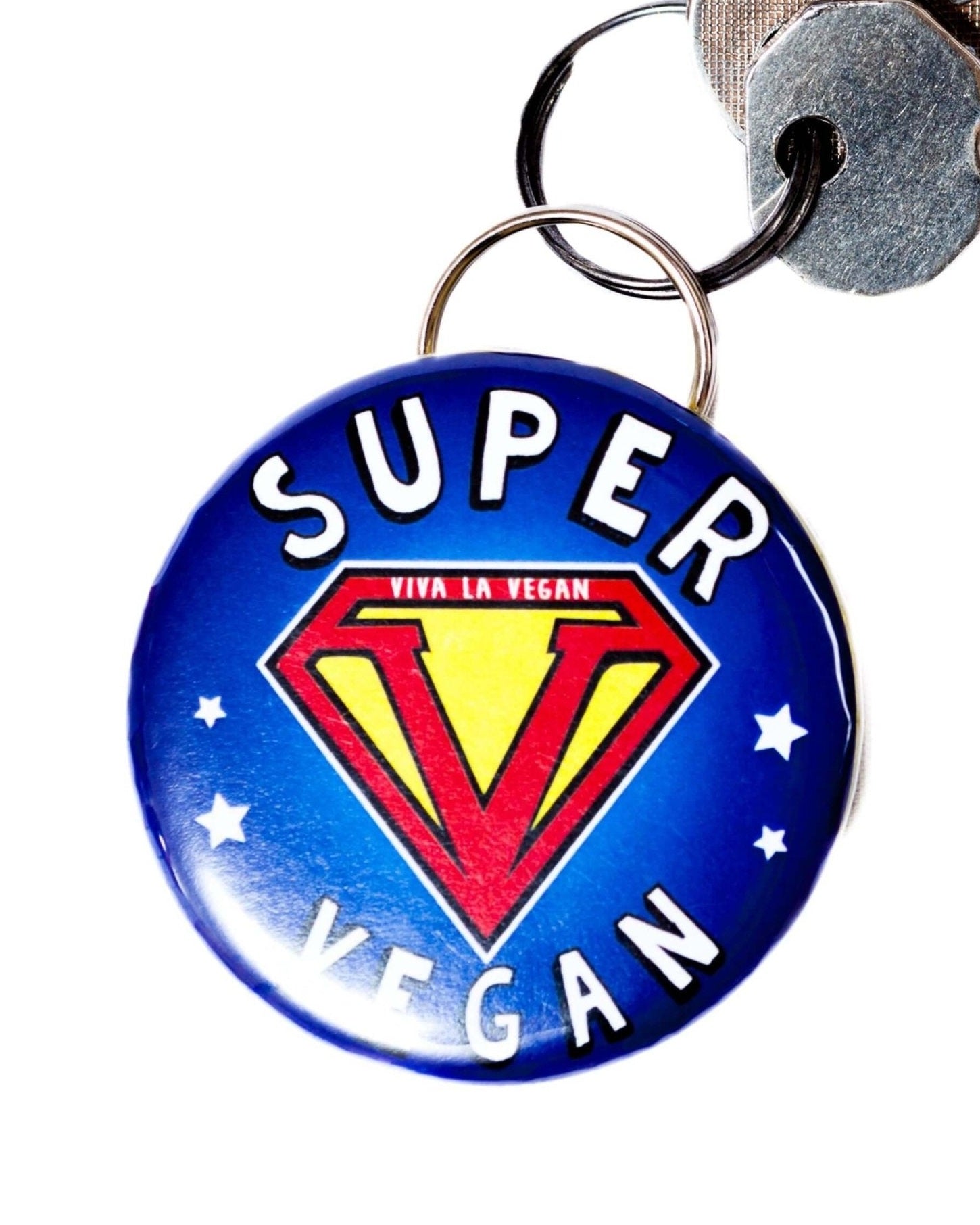 Bottle Opener Keyring : Super Vegan