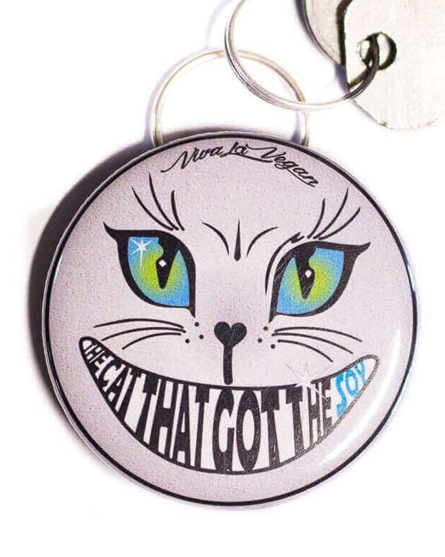 Bottle Opener Keyring : The Cat That Got The Soy