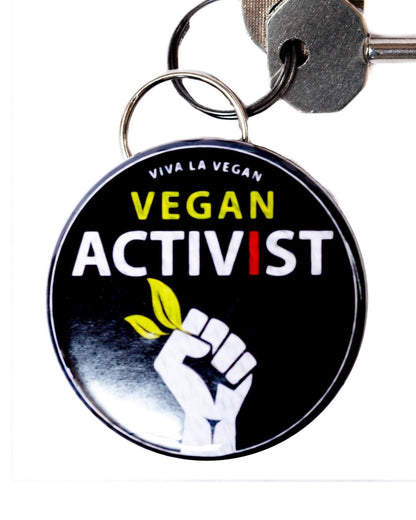 Bottle Opener Keyring : Vegan Activist
