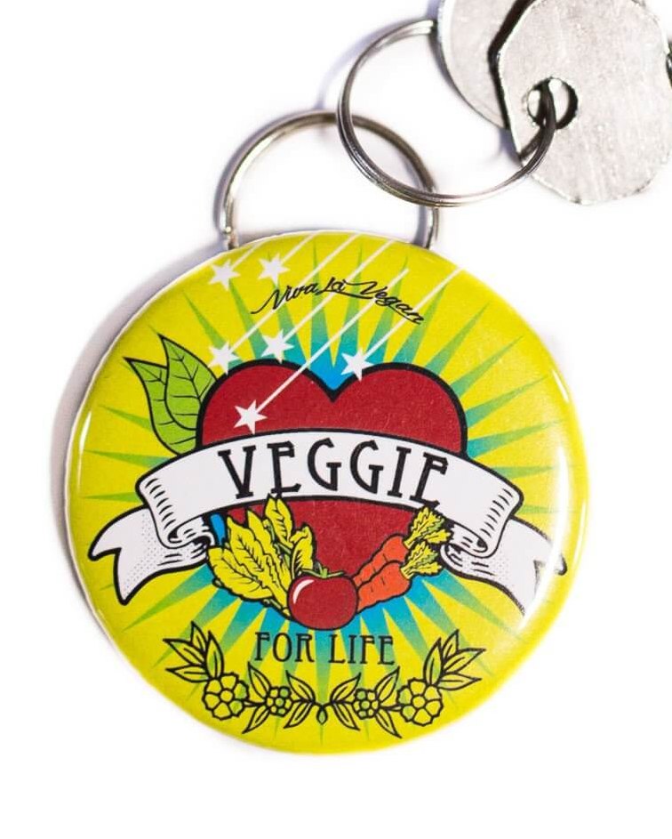 Bottle Opener Keyring : Veggie Tattoo