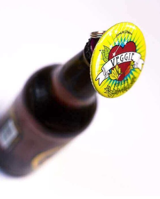 Bottle Opener Keyring : Veggie Tattoo