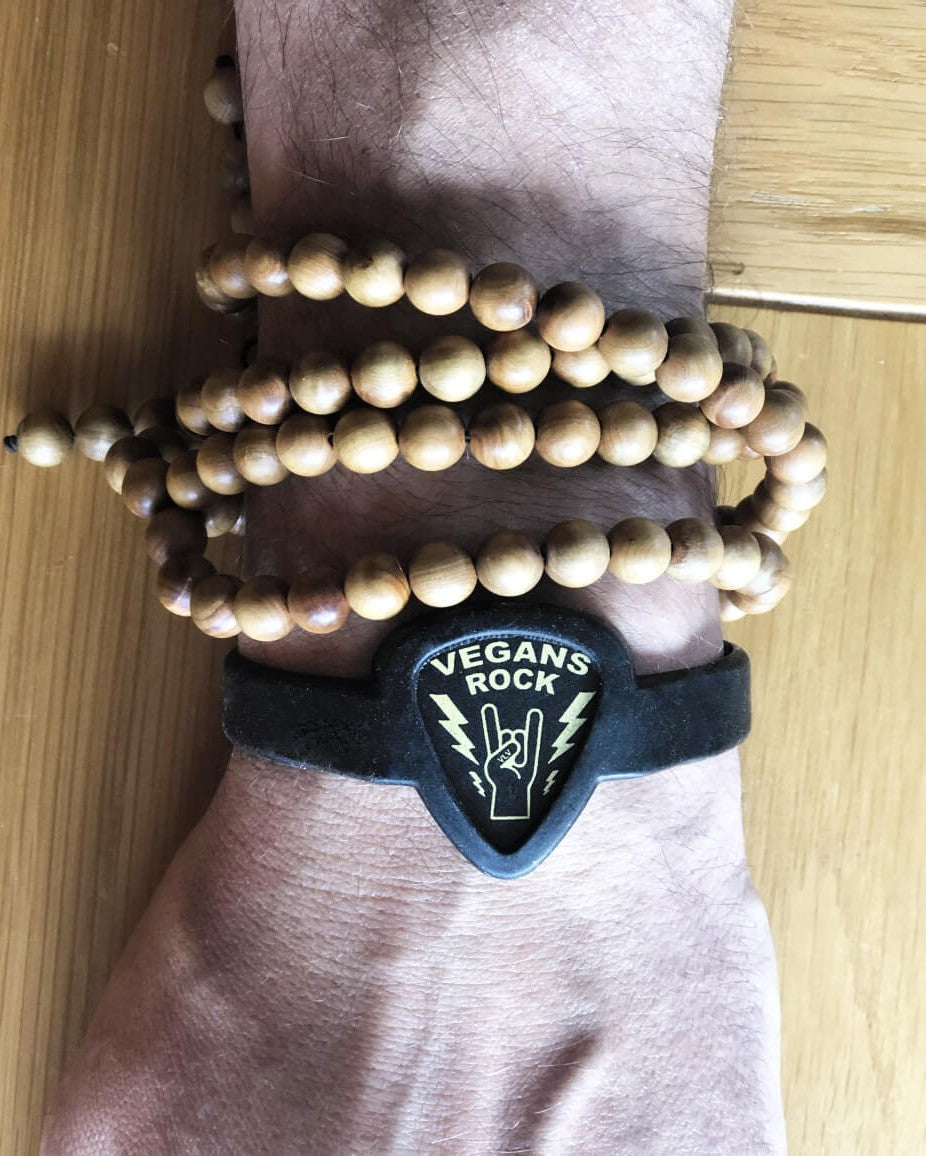 Vegans Rock Bracelet Pick Holder