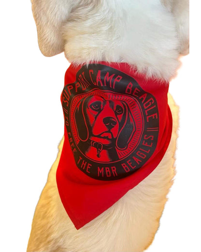 Camp Beagle Bandana - Help Free The MBR Beagles