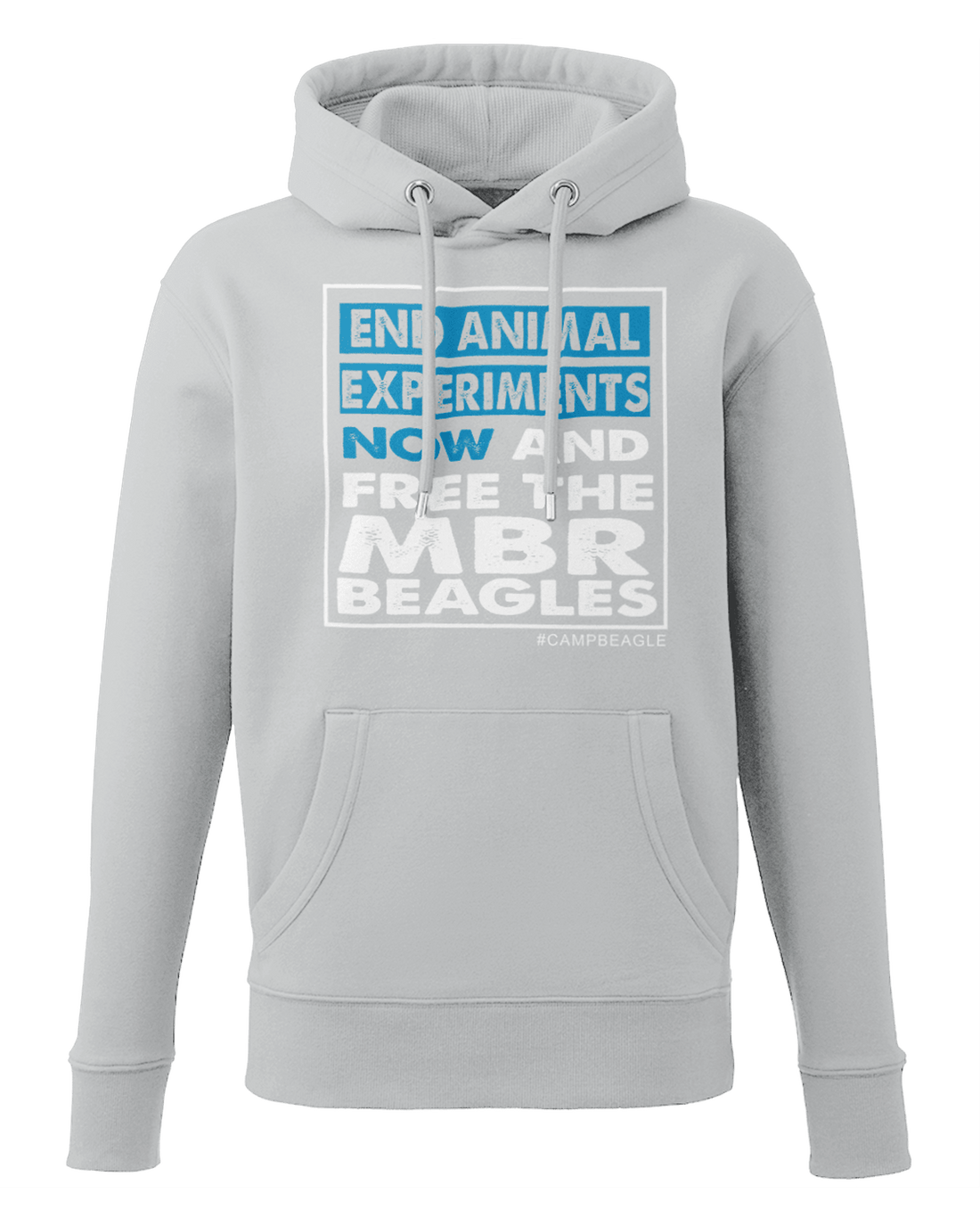 Camp Beagle Premium Unisex Hoodie - End Experiments (Turq)