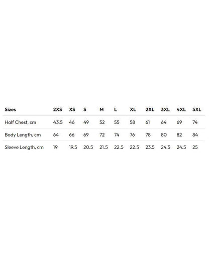 Size spec for Creator Unisex