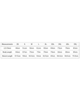 sizing chart