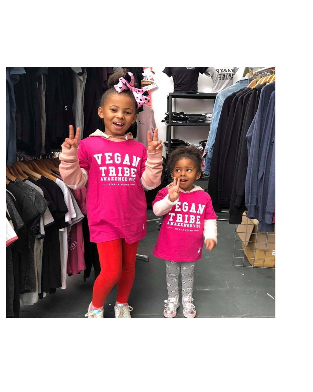 vegan tribes girls pink