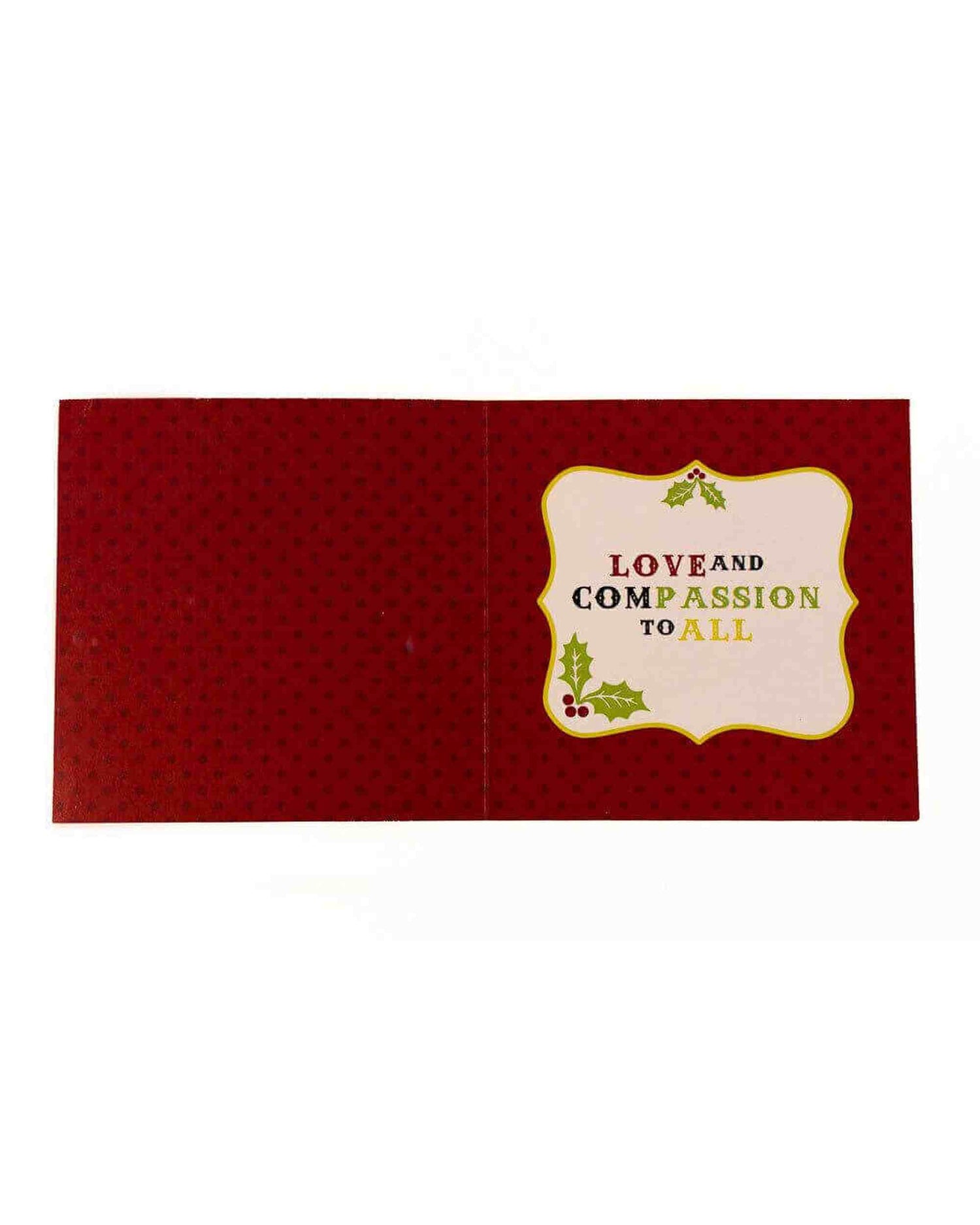 Christmas Greetings Card: Tis The Season Xmas Card (Red)