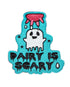 dairy is scary embroidered patch by eco-ethical brand Viva La Vegan
