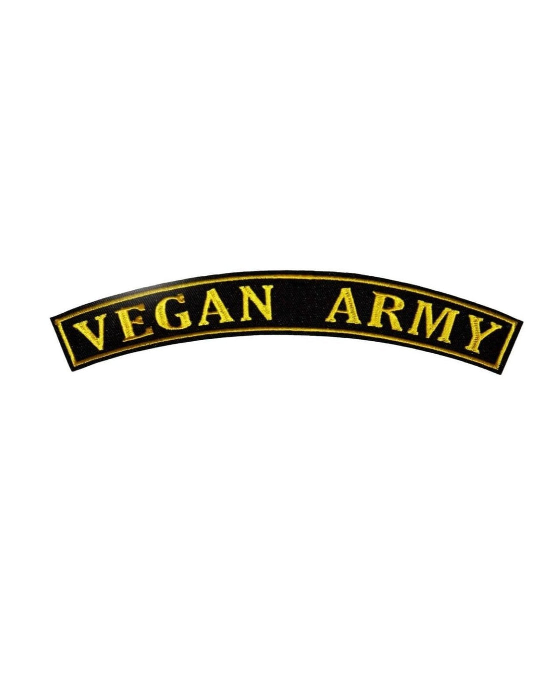 Vegan army patch by eco-ethical brand Viva La Vegan