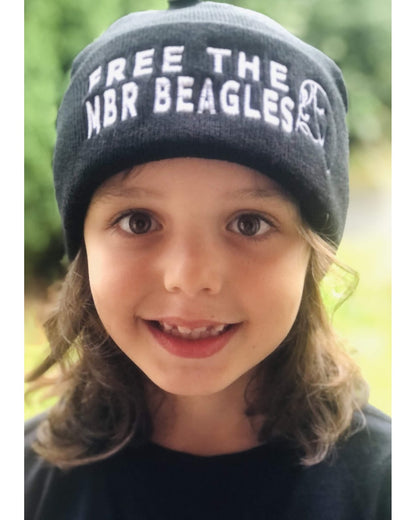 Free The MBR Beagles Wool free Beanie by Viva La Vegan