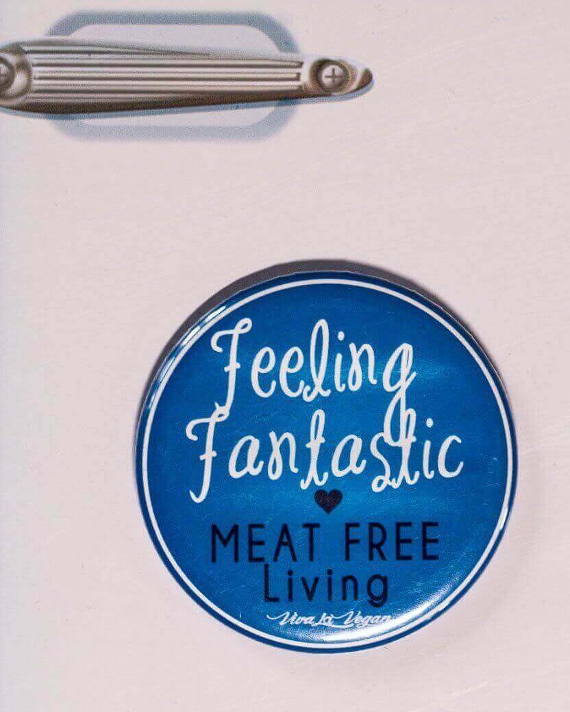 Fridge Magnet: Feeling Fantastic - Meat Free Living