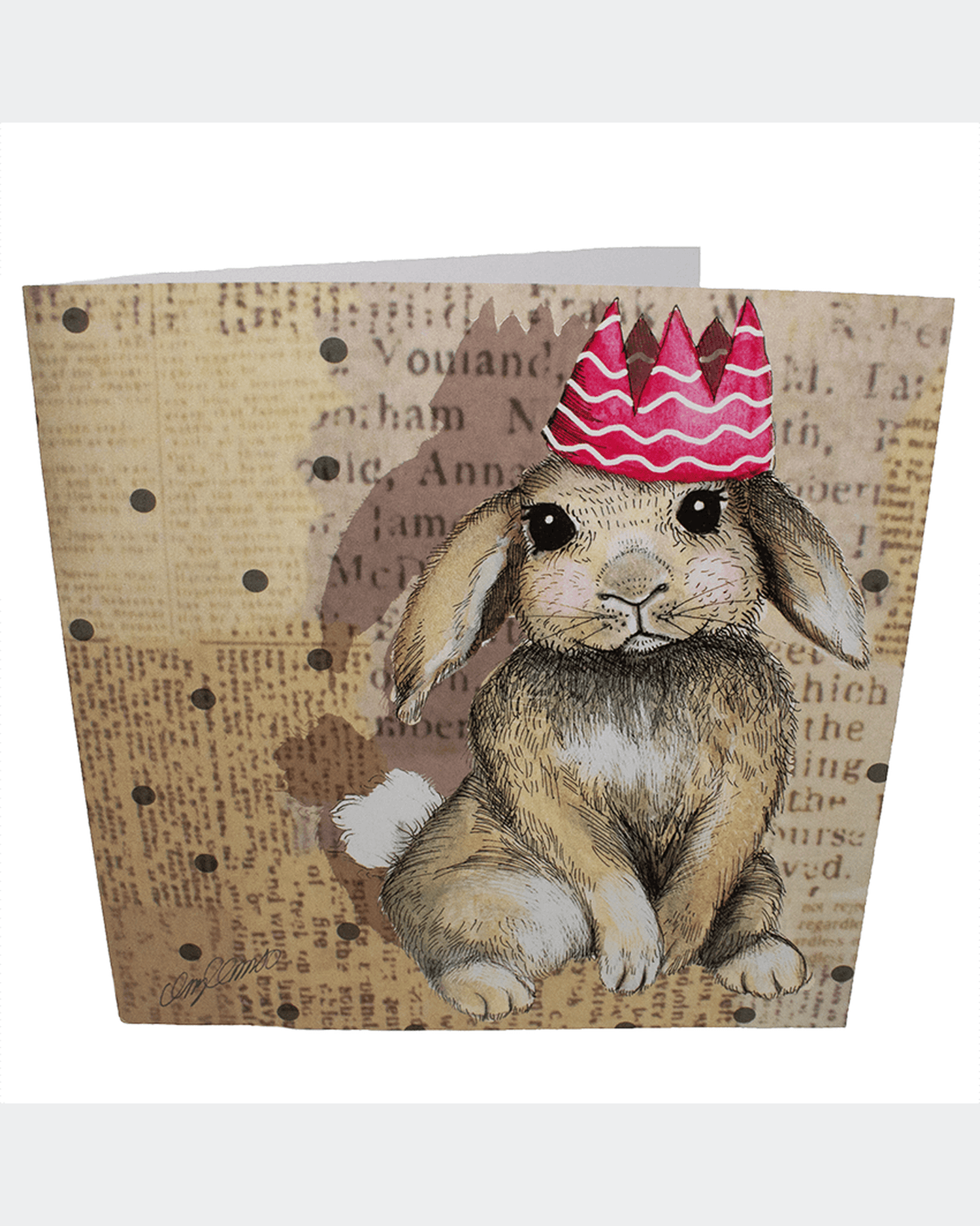 Greetings Card: Hoppy Birthday!