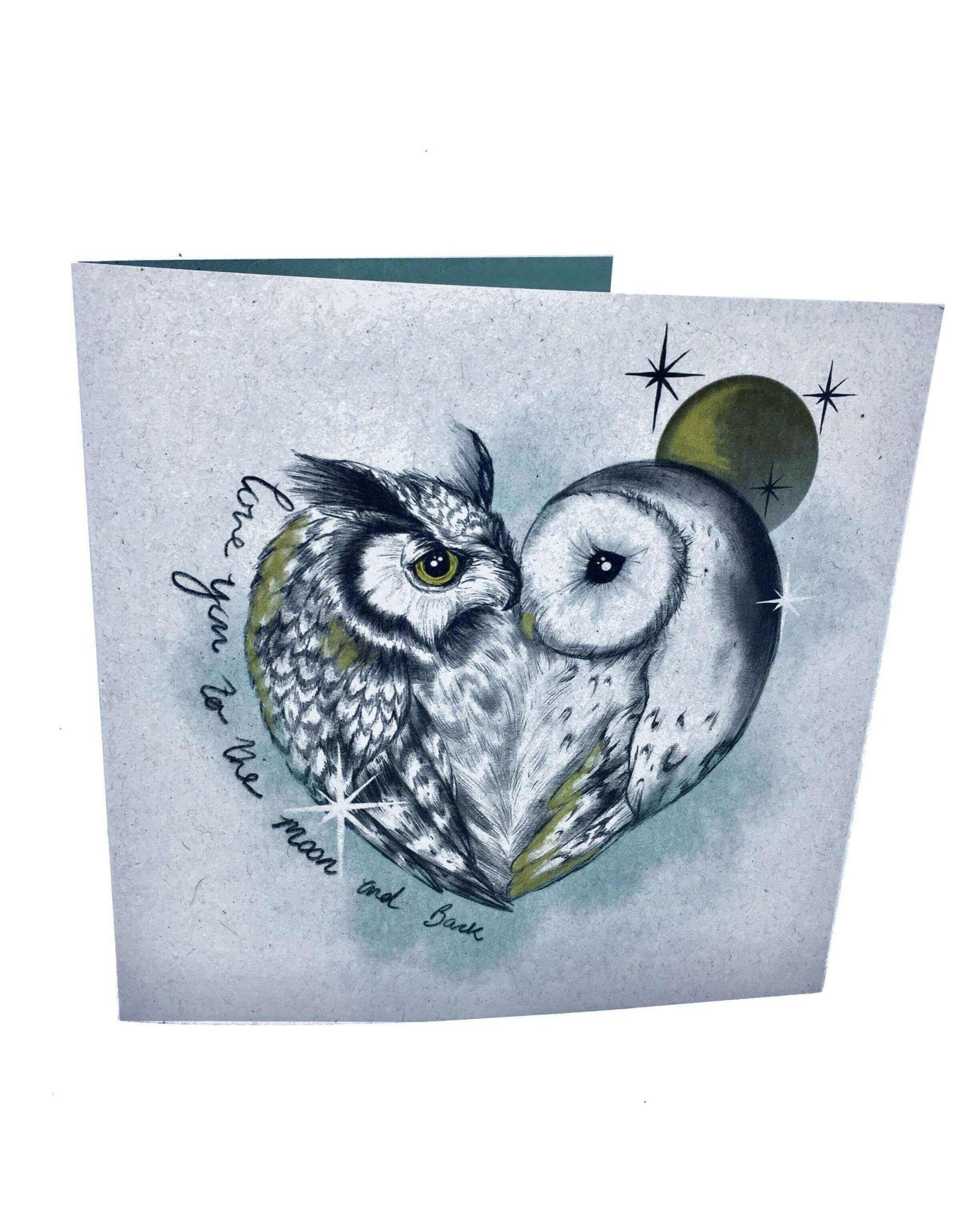 Greetings Card: Love You To The Moon And Back